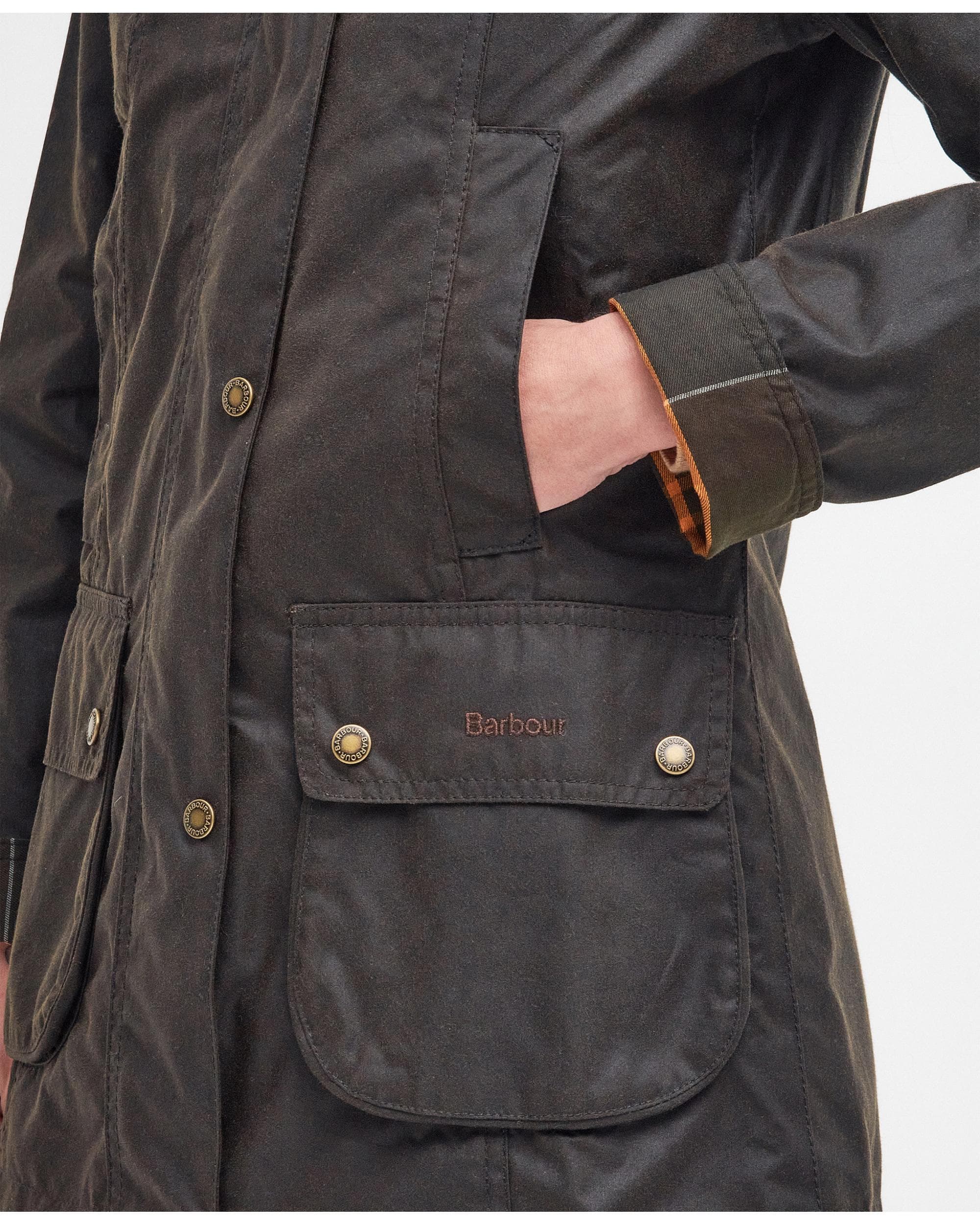 Barbour Fiddich Wax Womens Jacket - Image 3