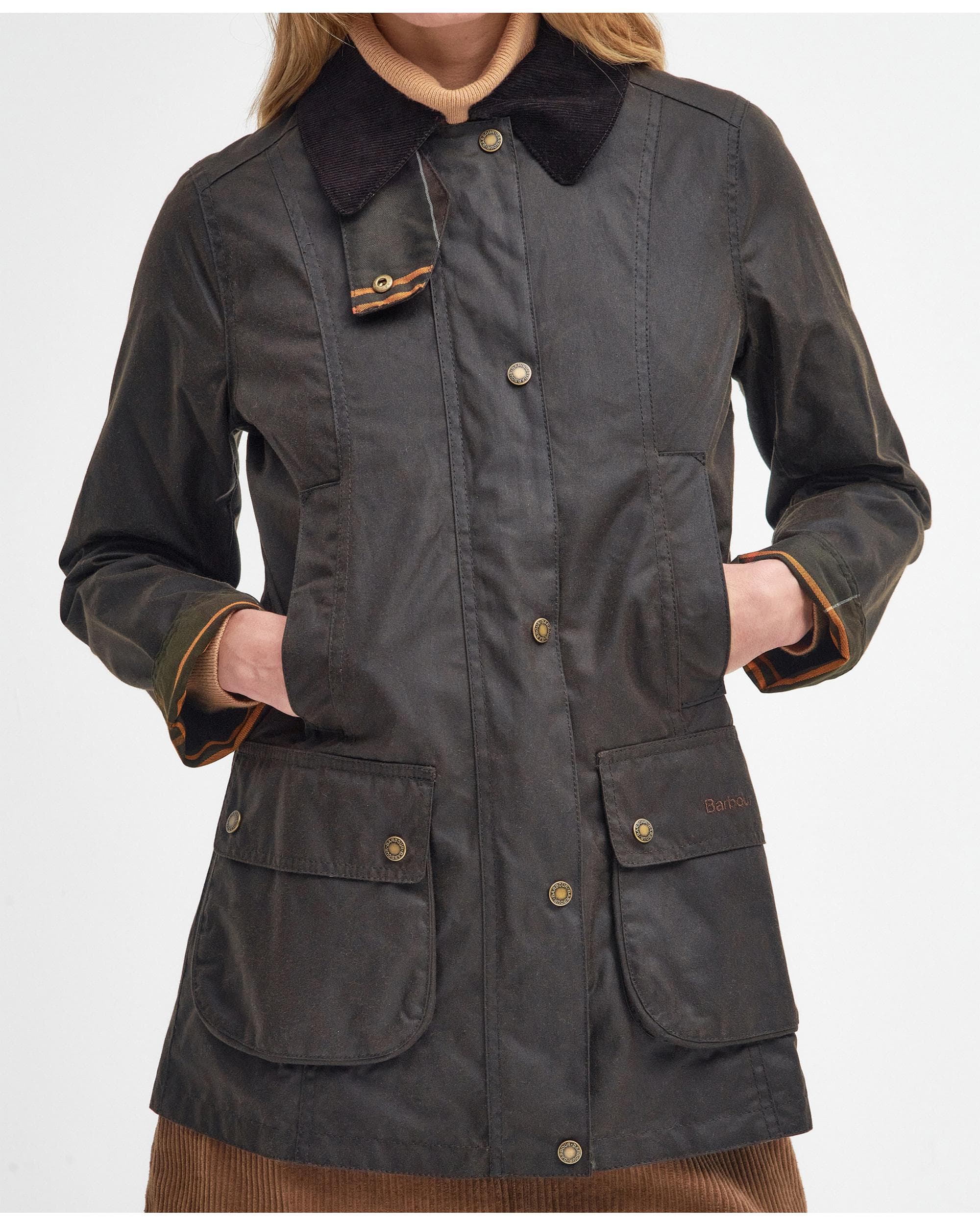 Barbour Fiddich Wax Womens Jacket - Image 5