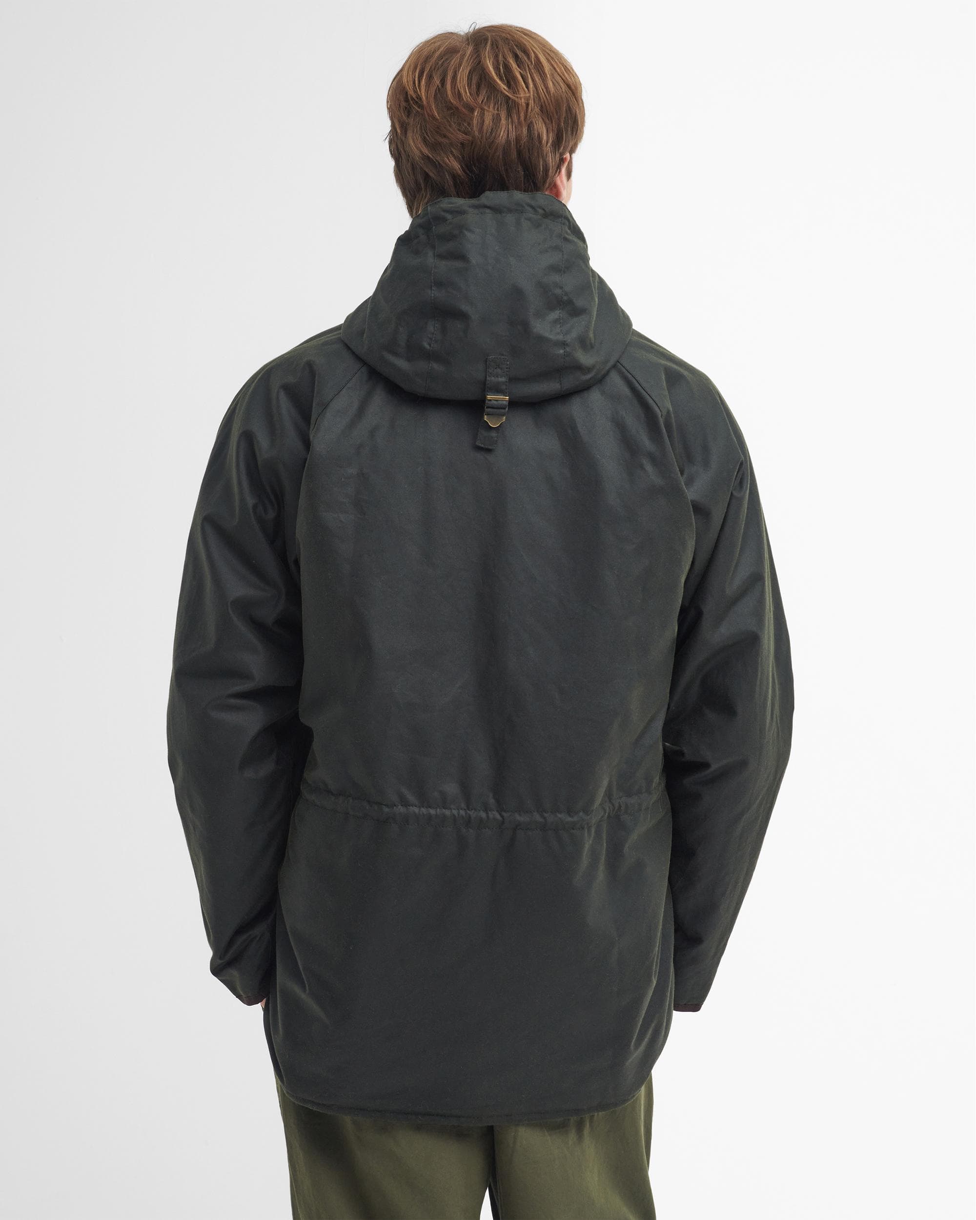 Barbour Field Mens Wax Parka - Image 5