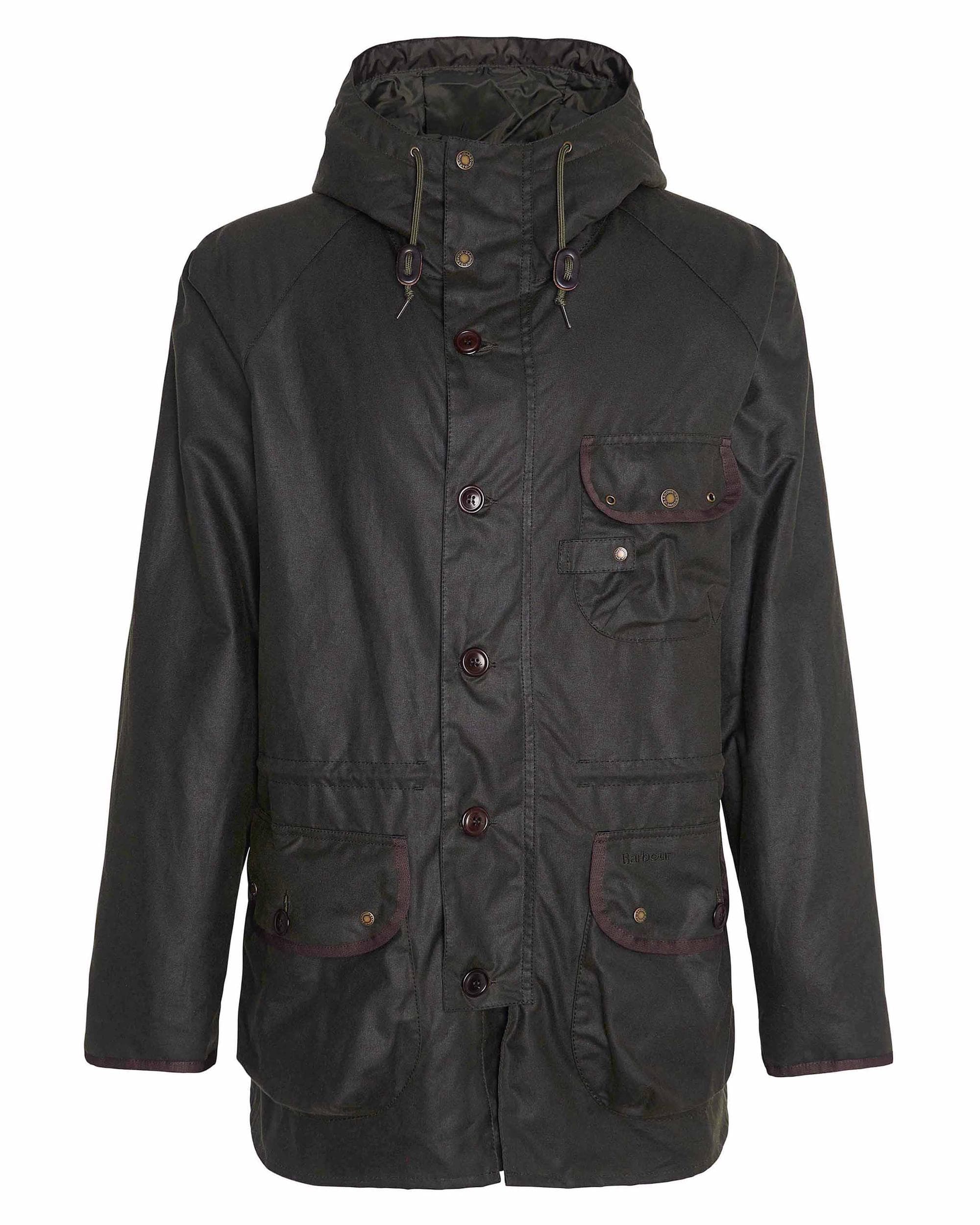 Barbour Field Mens Wax Parka - Image 9