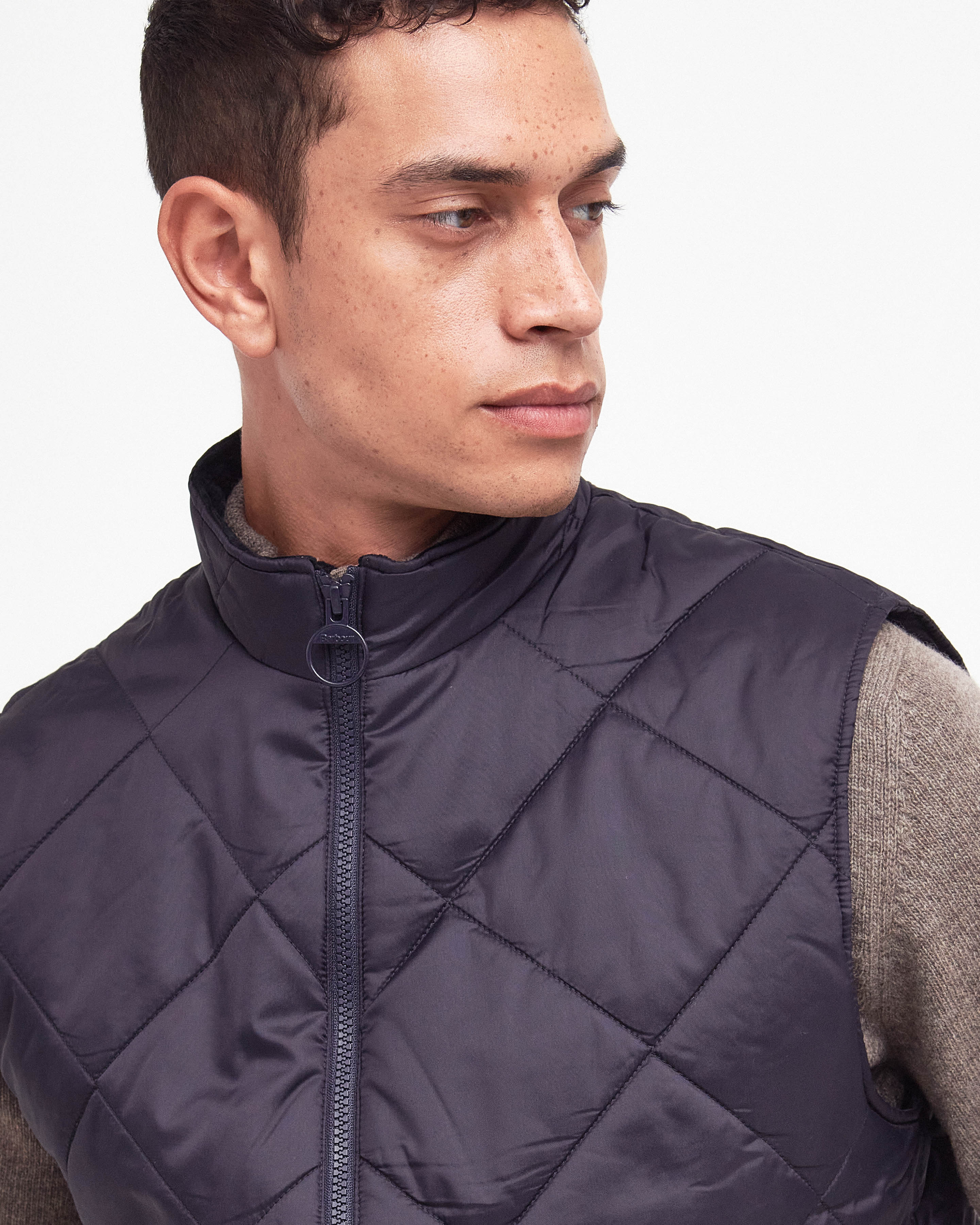 Barbour Finn Mens Gilet - Navy - Image 3