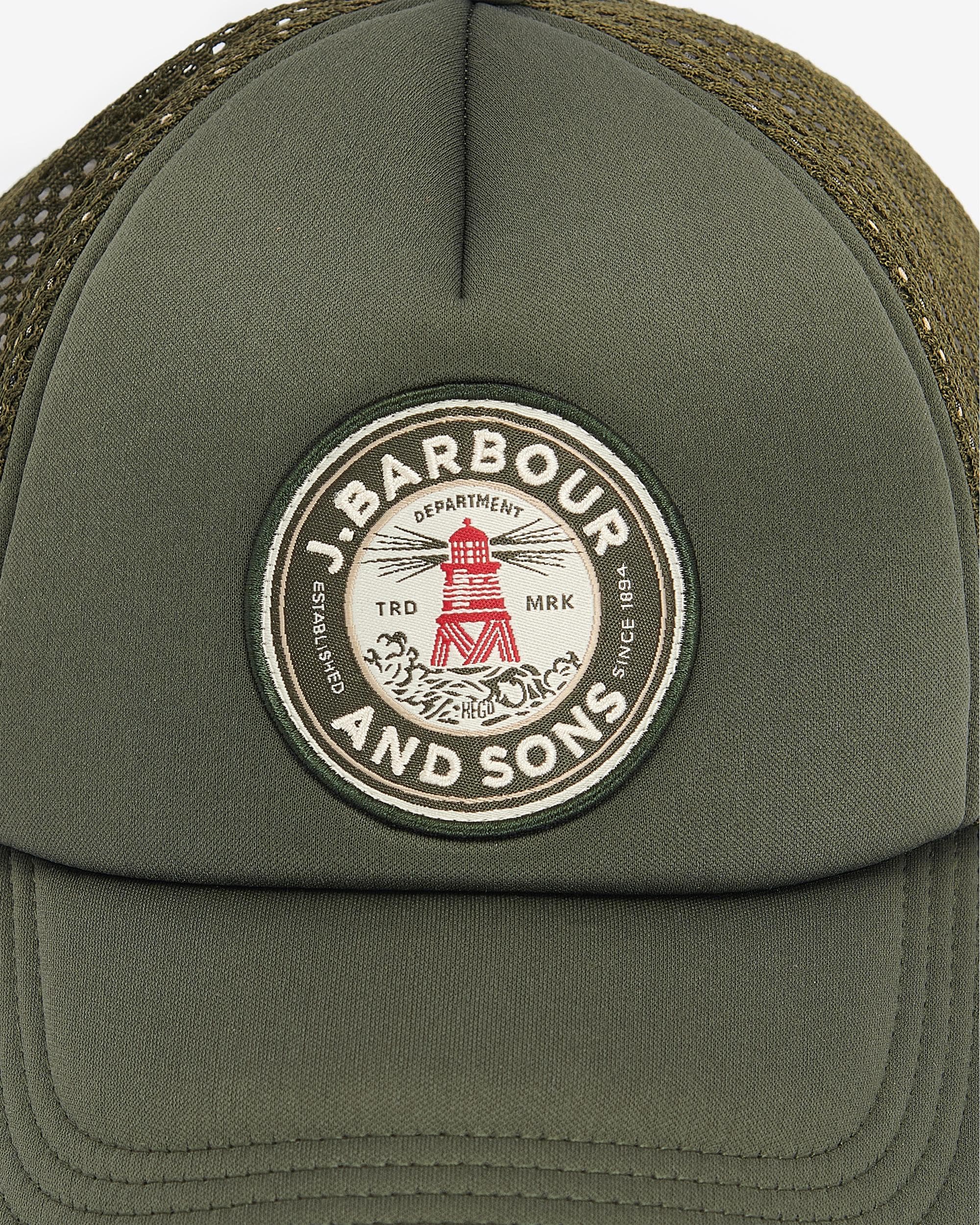 Barbour Fulton Mens Trucker Cap - Image 3