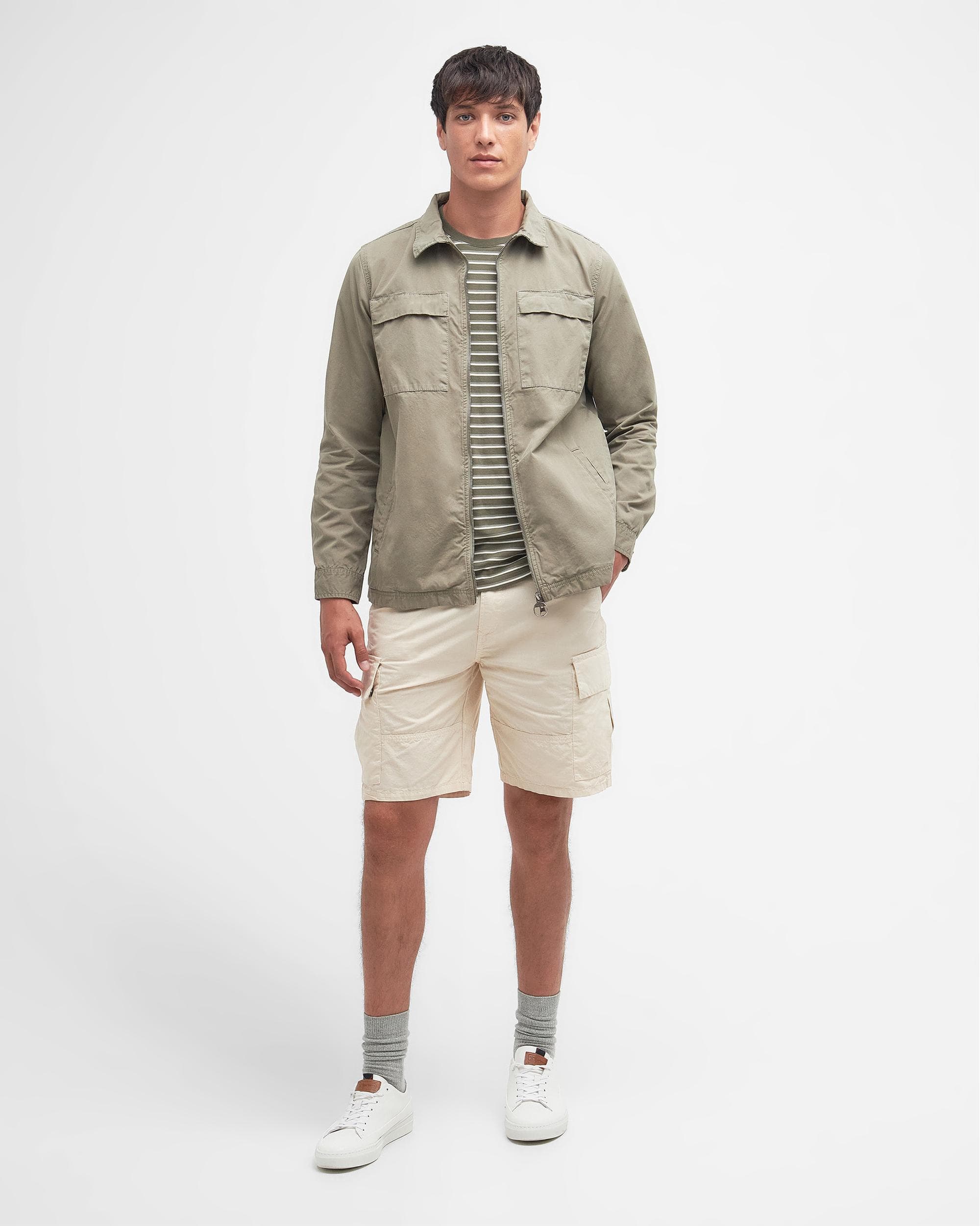 Barbour Glendale Mens Zipped Overshirt - Image 4