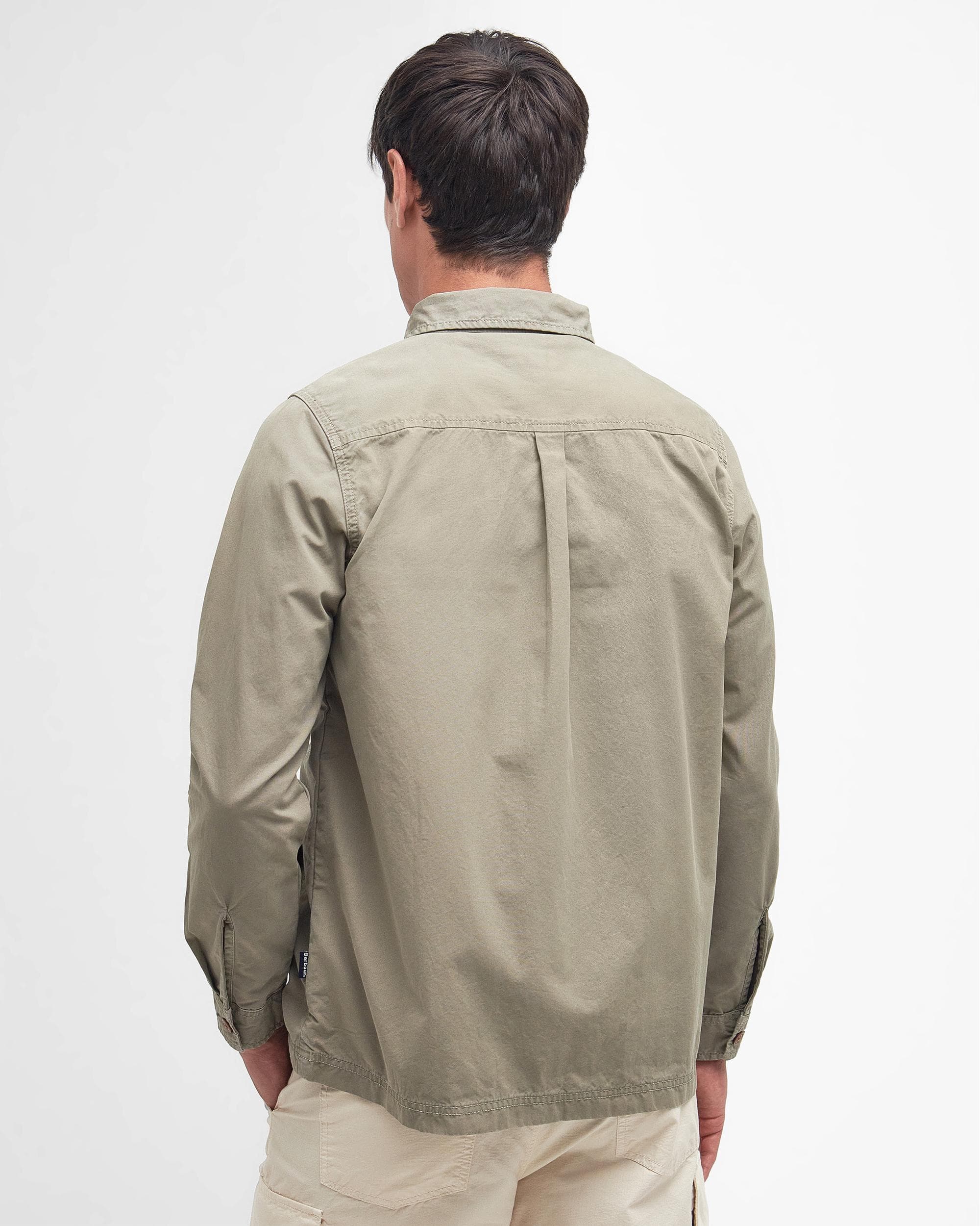 Barbour Glendale Mens Zipped Overshirt - Image 5
