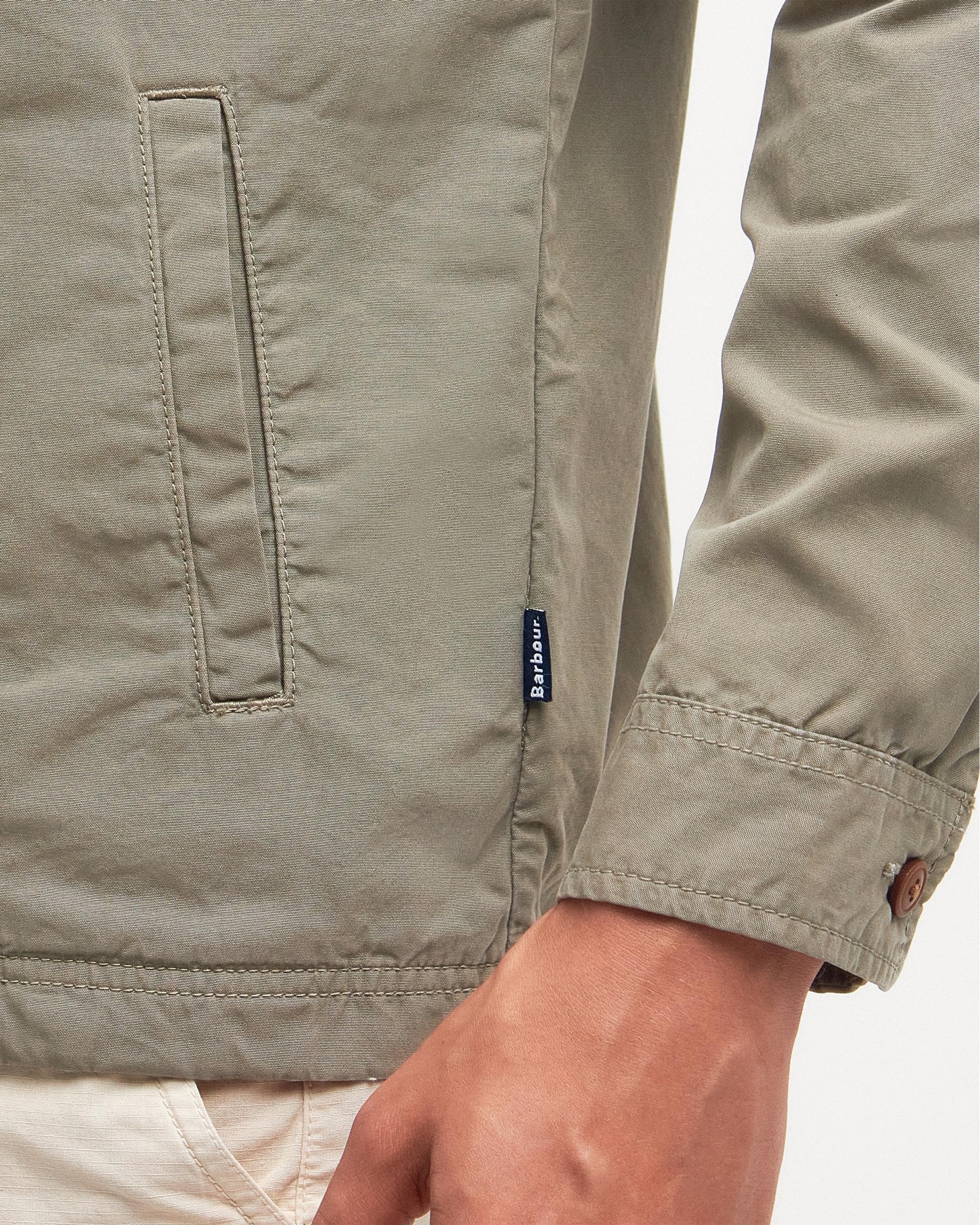 Barbour Glendale Mens Zipped Overshirt - Image 7