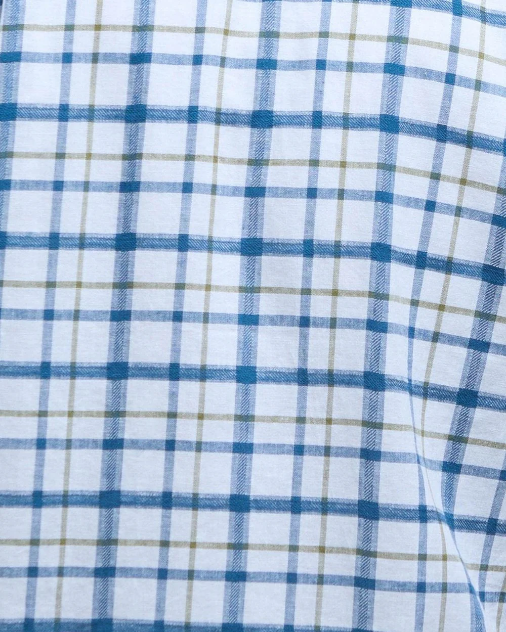Barbour Glover Mens Short Sleeve Linen Blend Check Shirt - Image 6