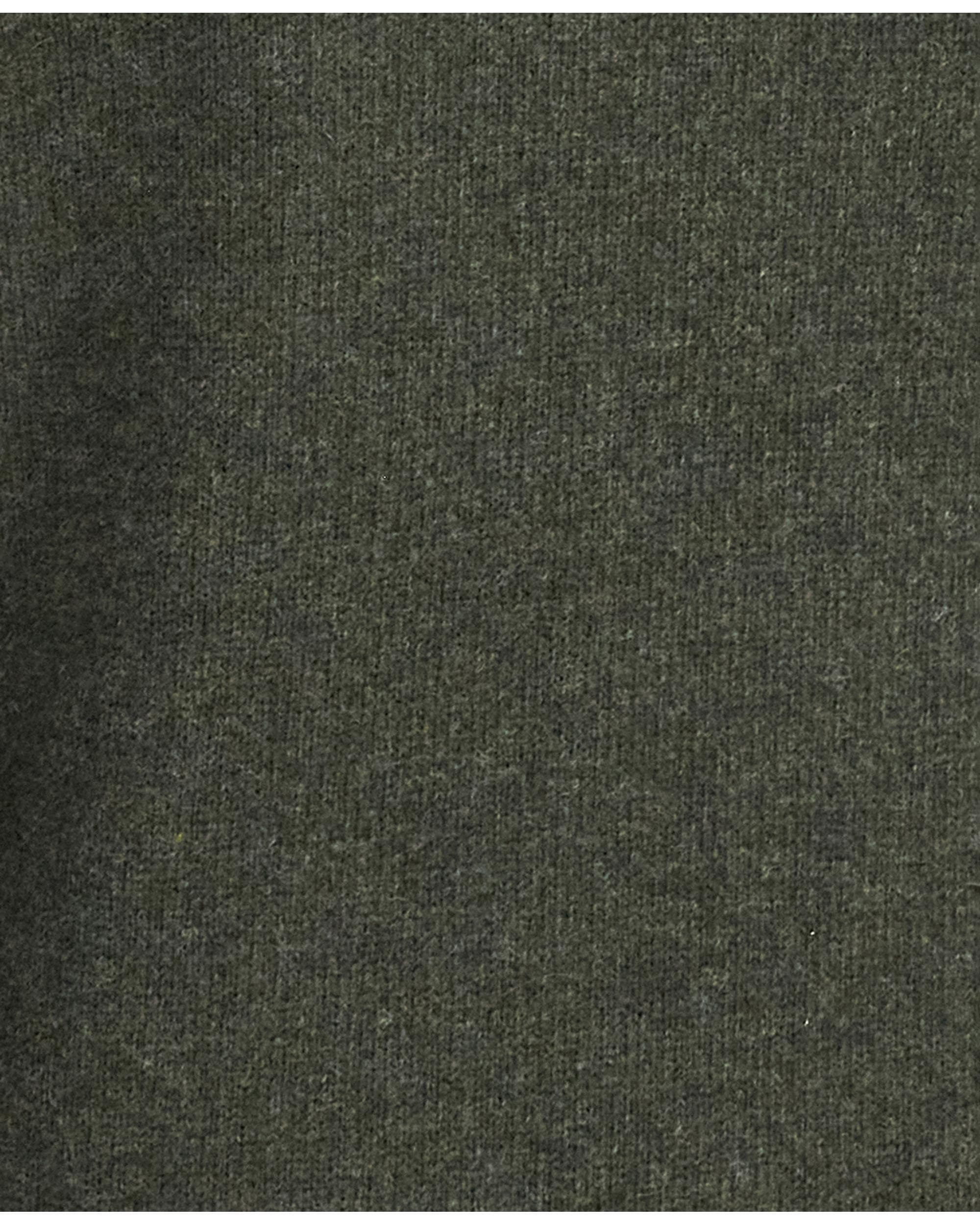 Barbour Grangetown Mens Crew Neck Knitted Sweater - Mid Olive - Image 6
