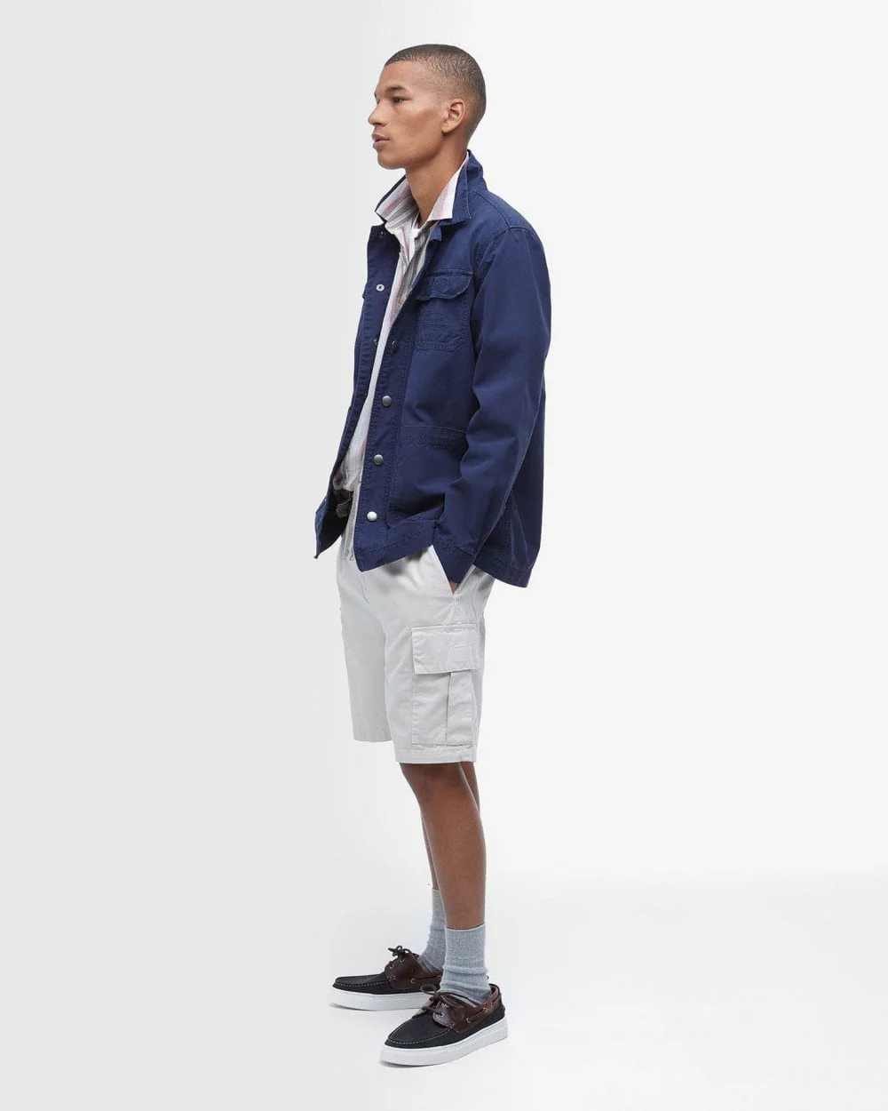 Barbour Grindle Cargo Mens Relaxed Overshirt - Image 2