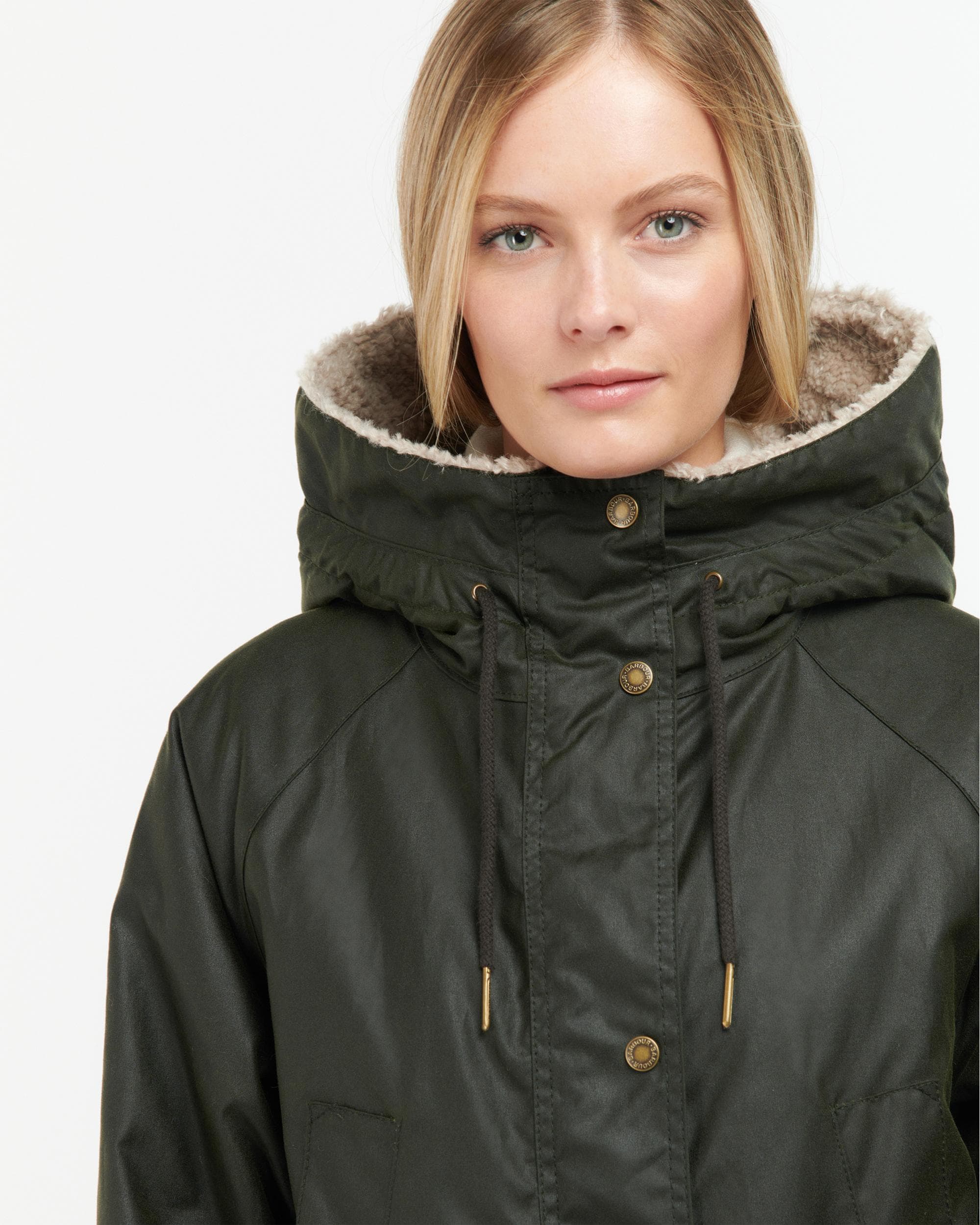 Barbour Gunnister Womens Long Wax Jacket - Image 4
