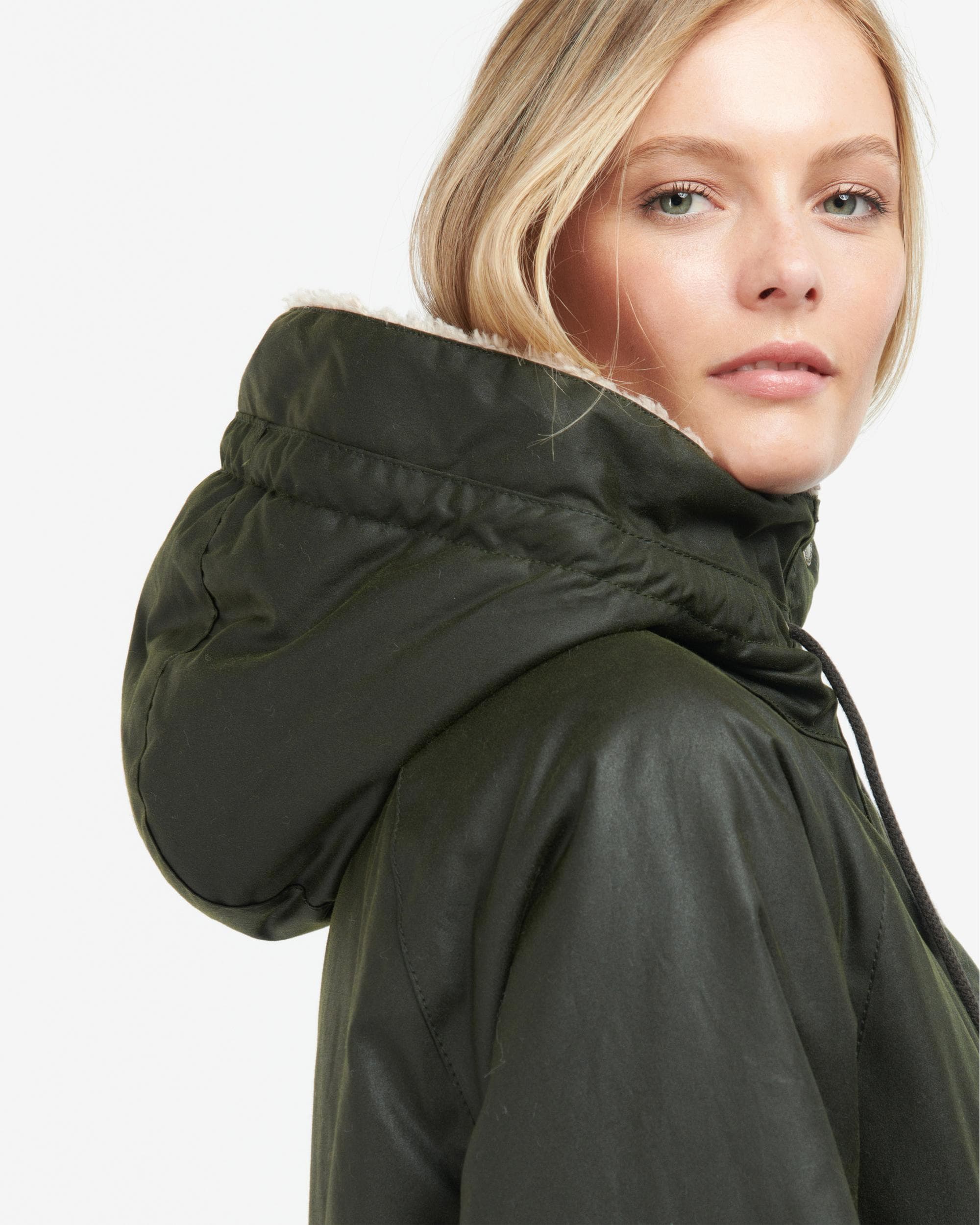 Barbour Gunnister Womens Long Wax Jacket - Image 5