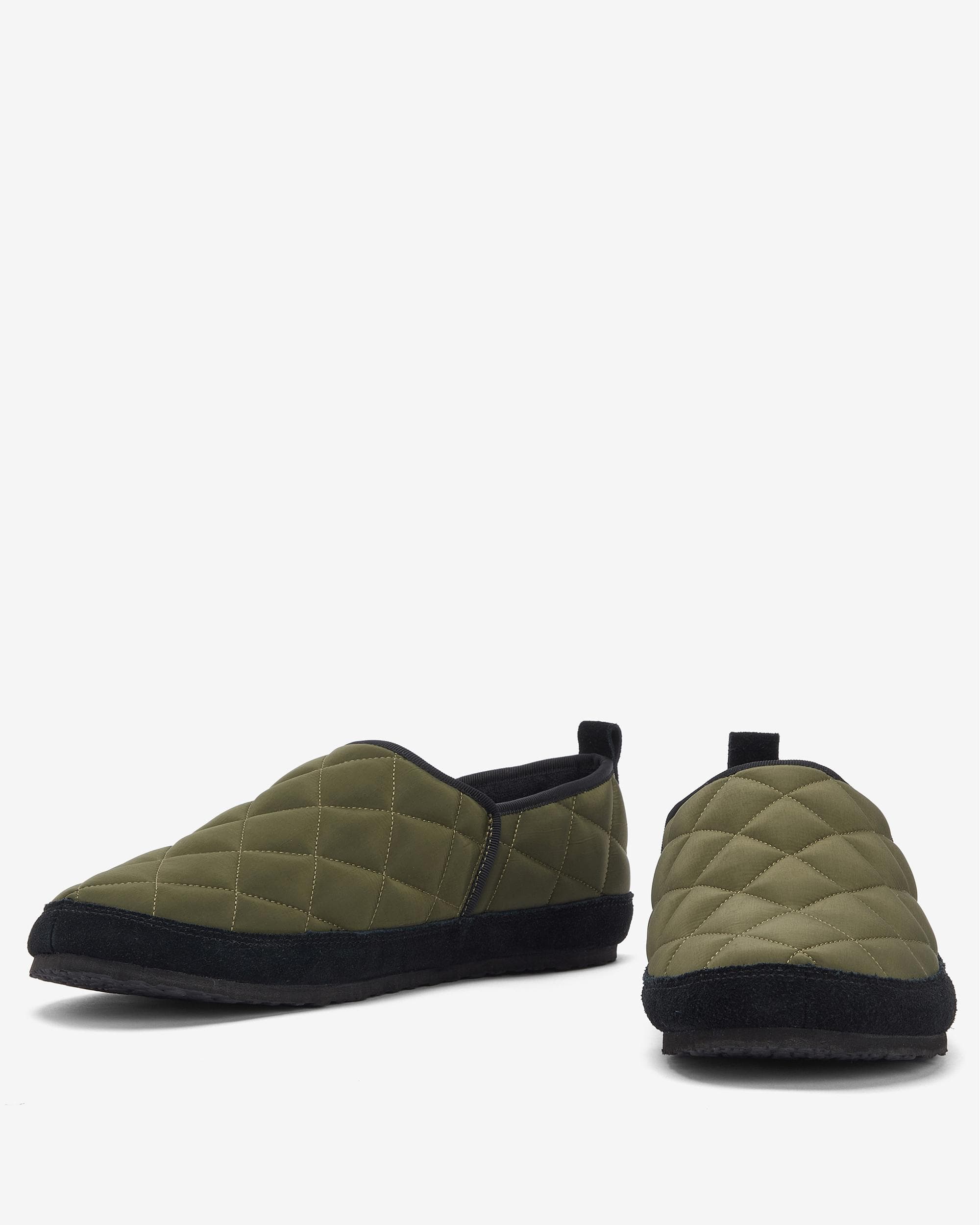 Barbour Hall Mens Quilted Slippers - Image 2