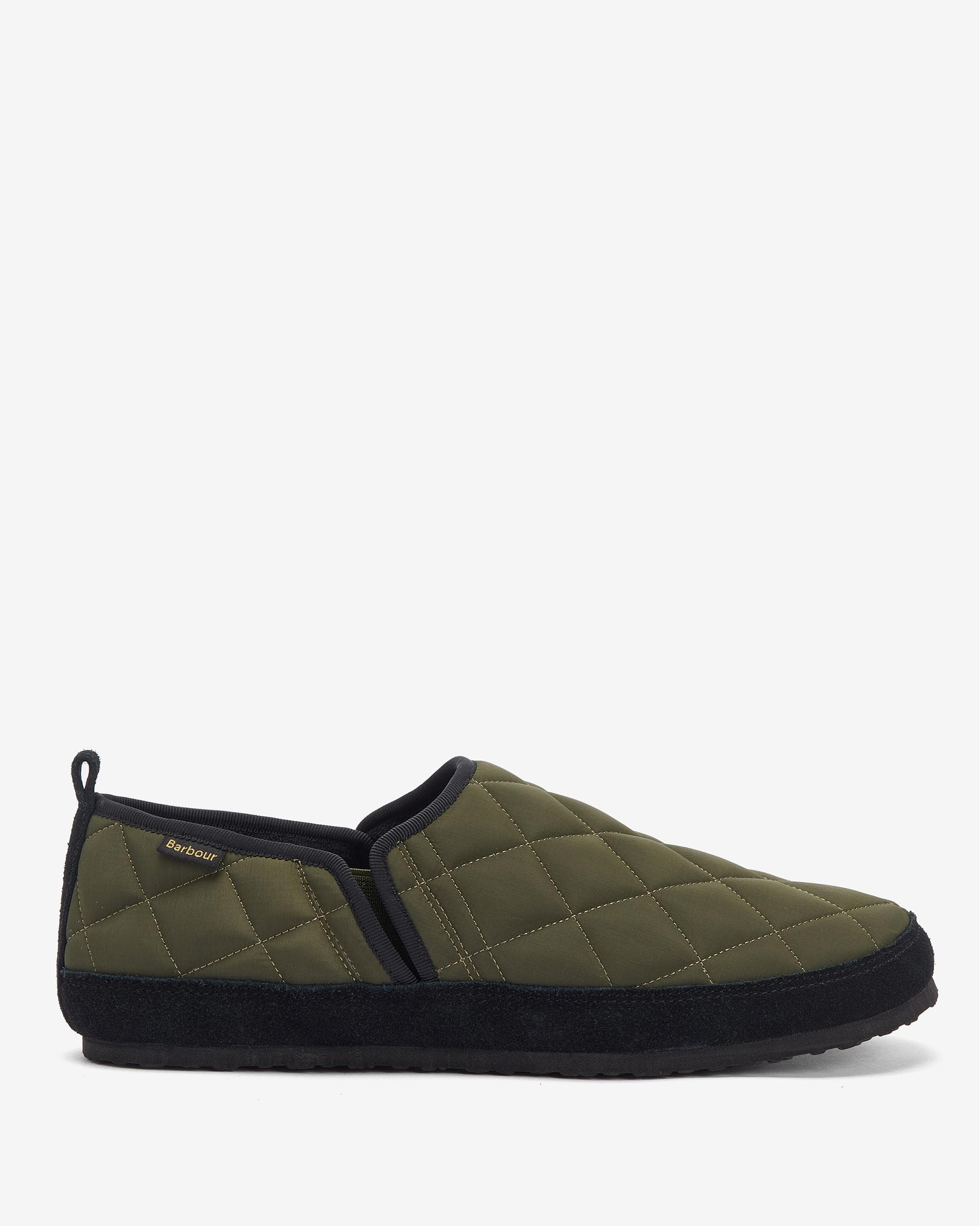 Barbour Hall Mens Quilted Slippers - Image 6