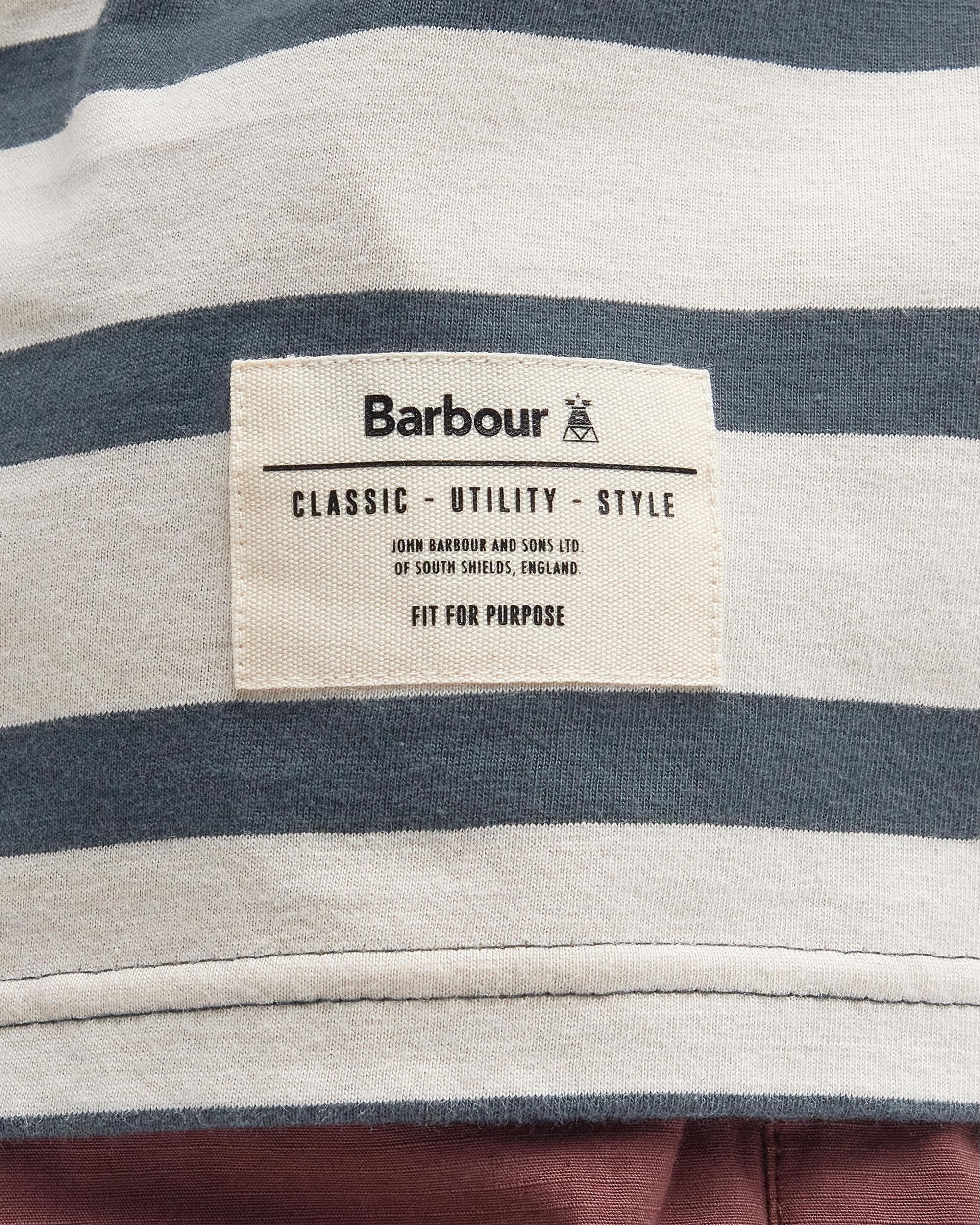 Barbour Handale Stripe Mens Tailored T-Shirt - Image 5