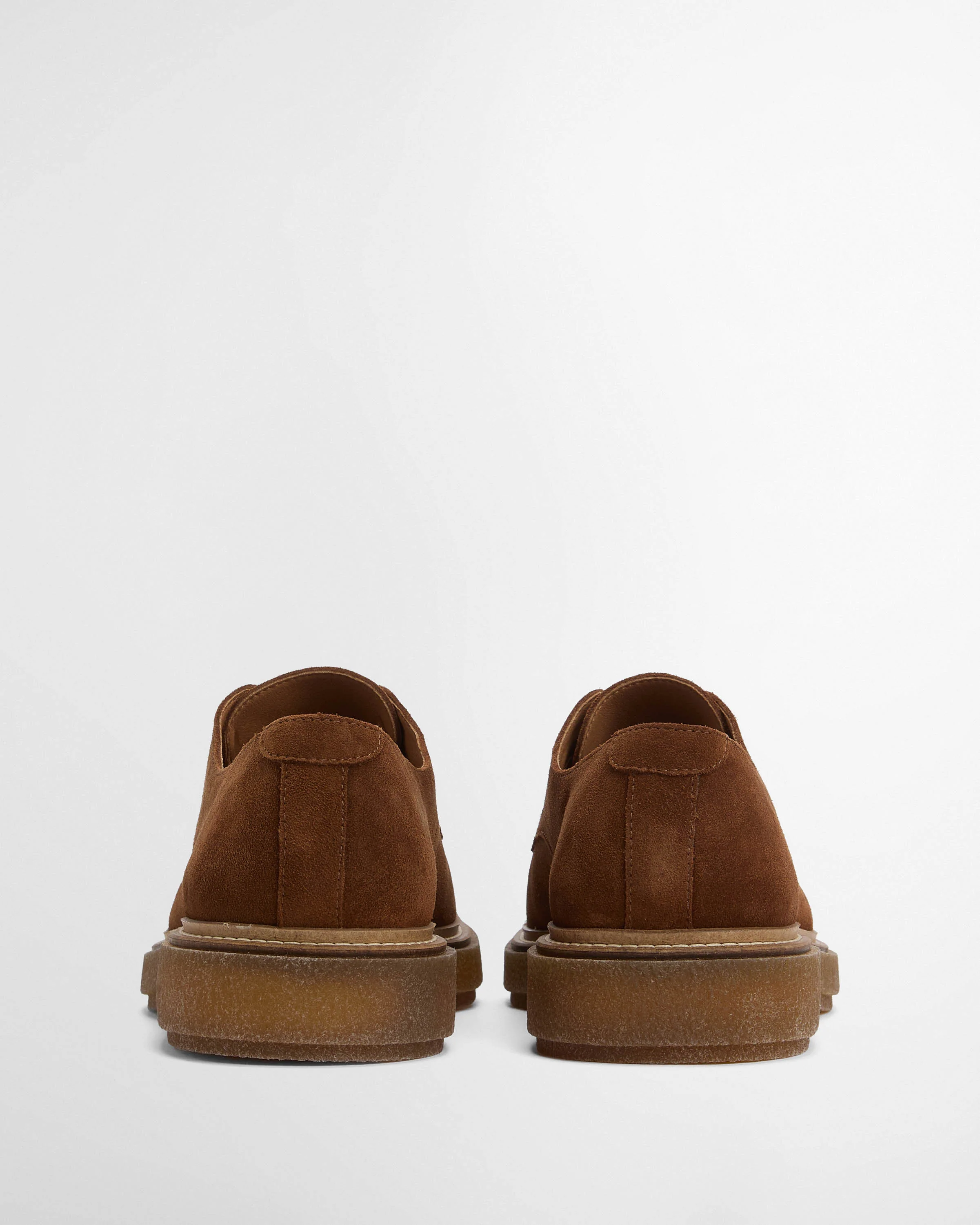 Barbour Harefield Mens Derby Shoes - Toffee Suede - Image 5
