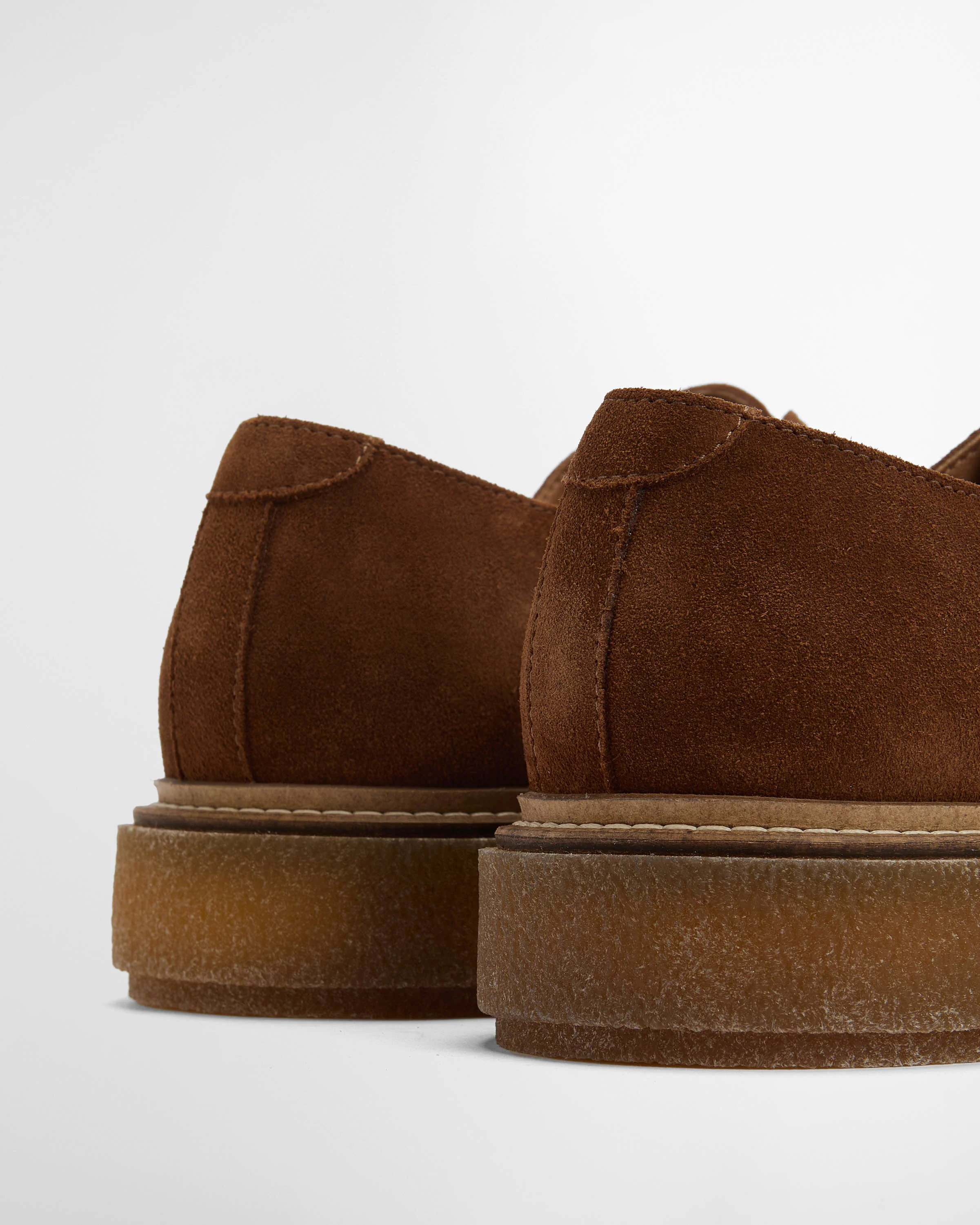 Barbour Harefield Mens Derby Shoes - Toffee Suede - Image 6