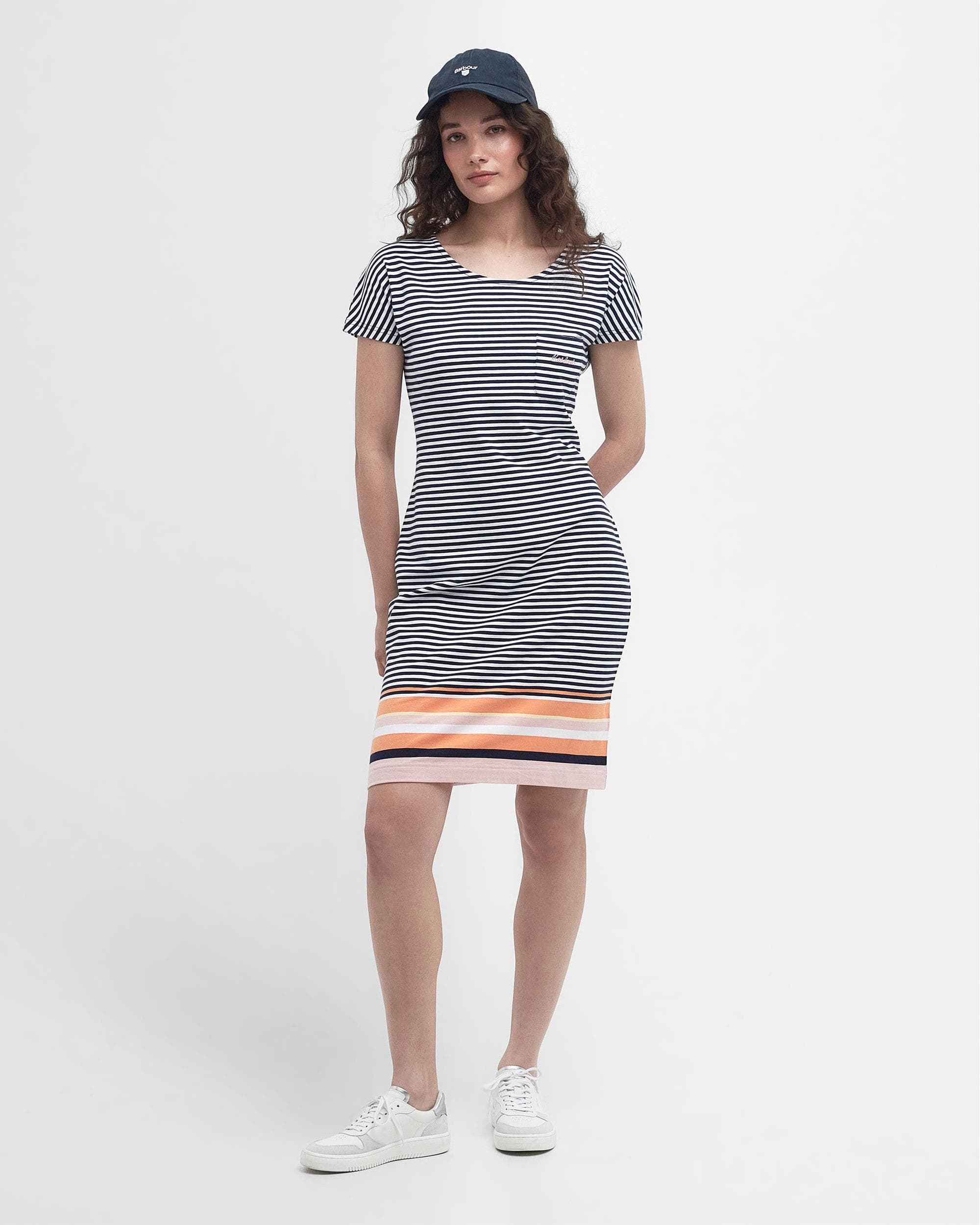 Barbour Harewood Stripe Womens Dress - Image 4