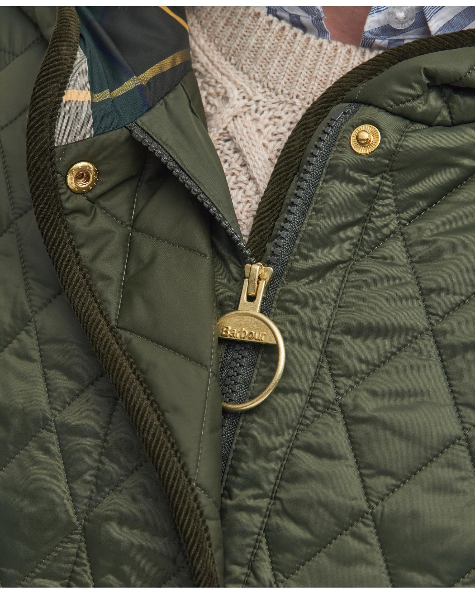 Barbour Harmby Womens Long Quilted Jacket - Image 7