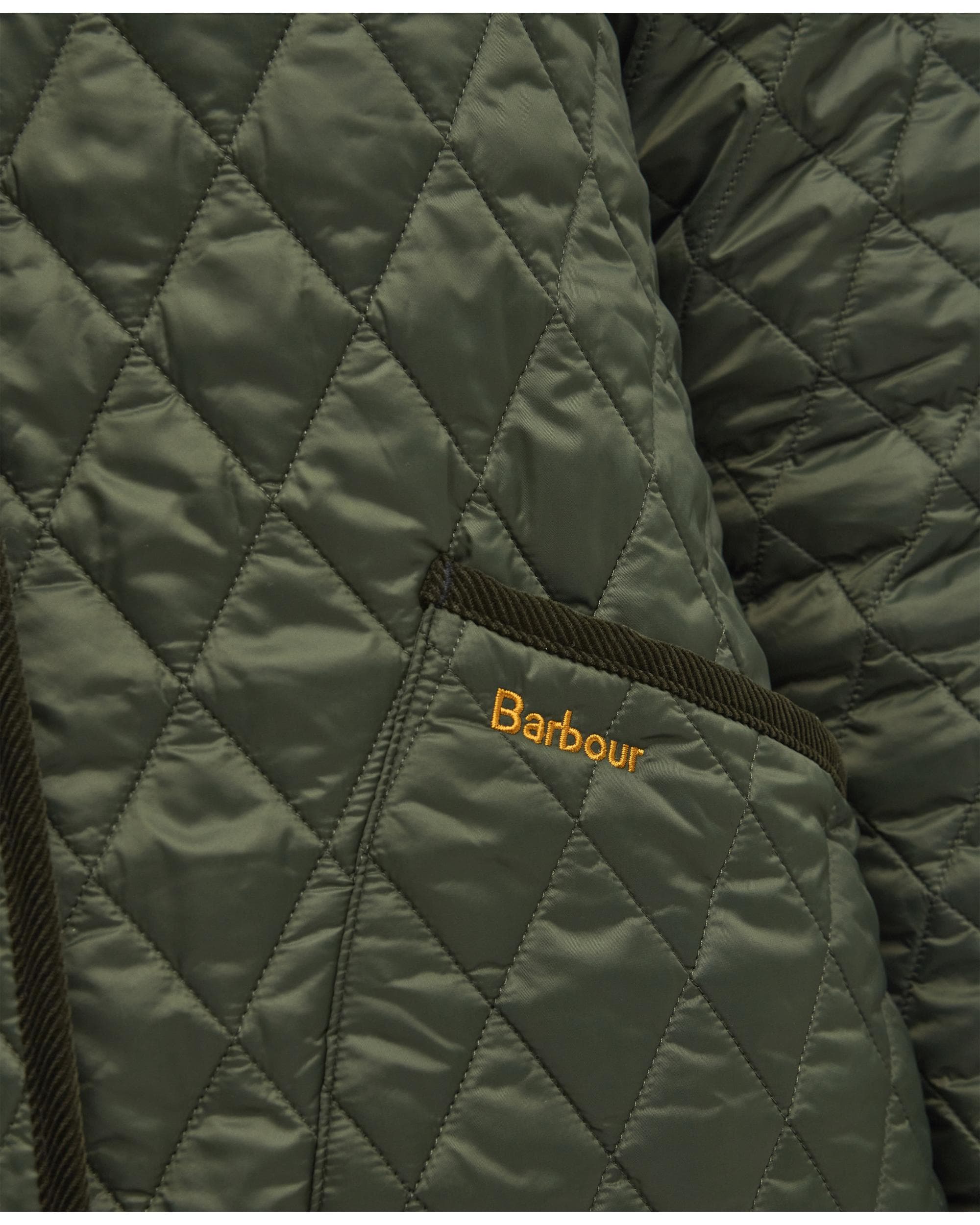 Barbour Harmby Womens Long Quilted Jacket - Image 8