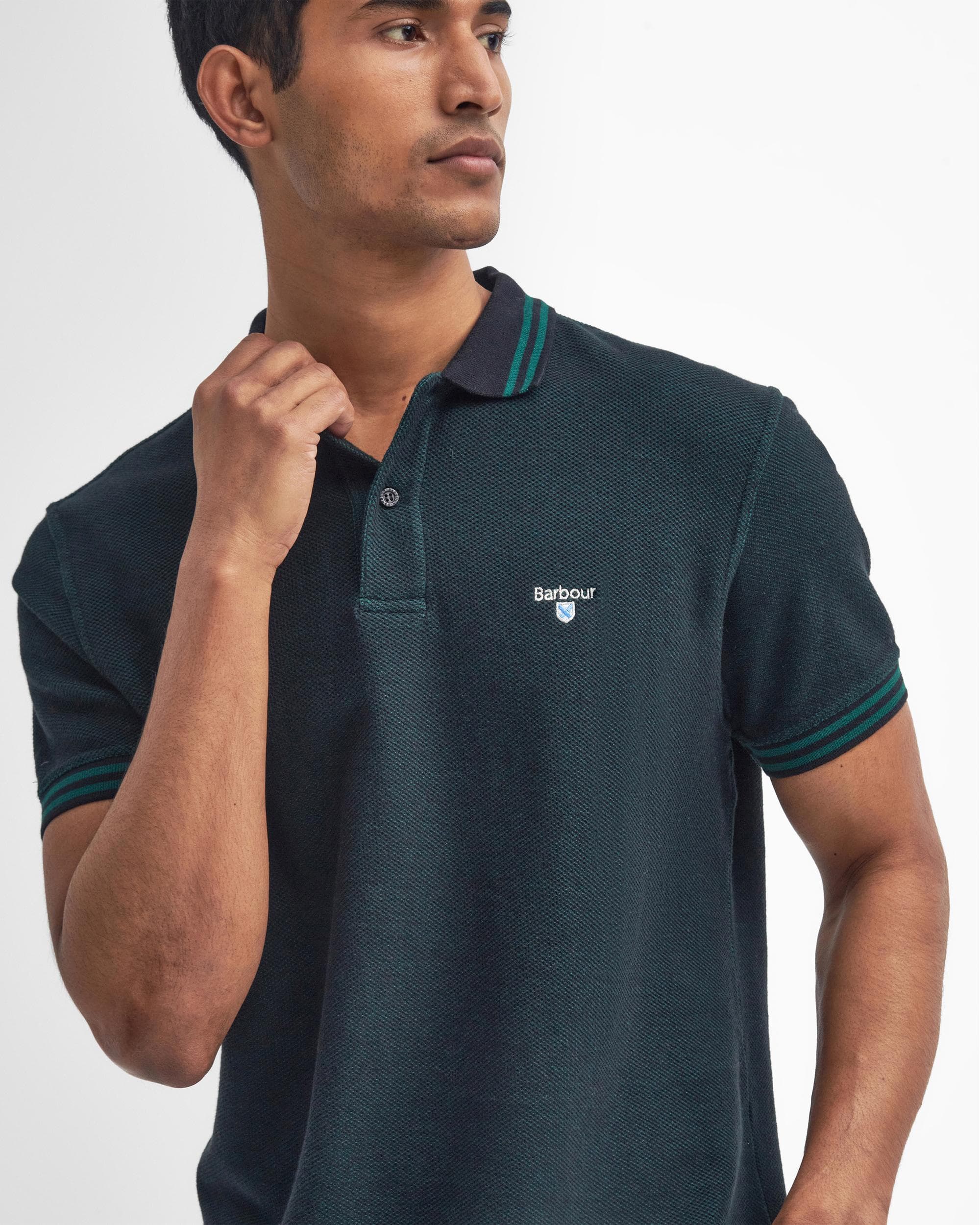 Barbour Haverton Mens Tailored Polo Shirt - Image 2