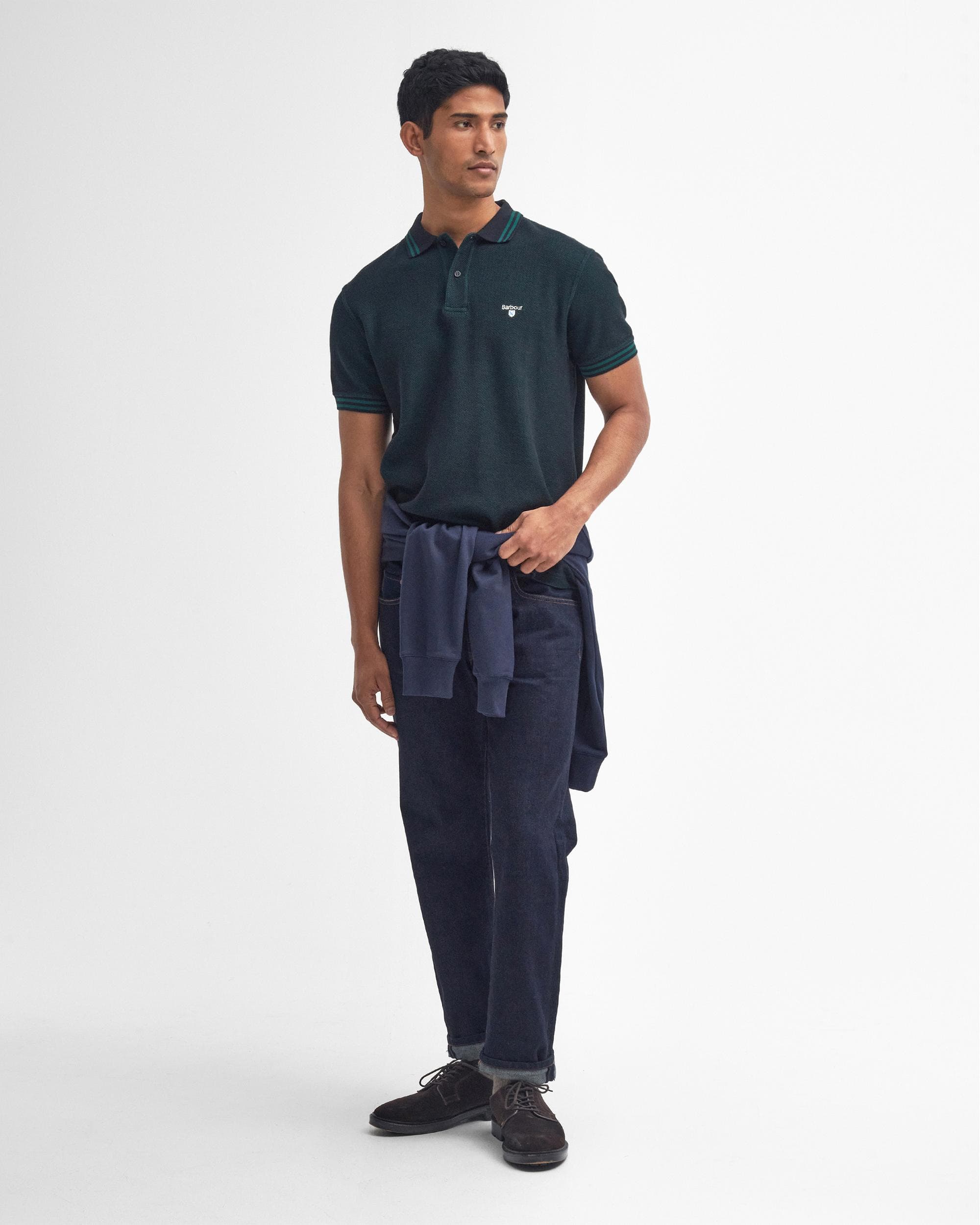 Barbour Haverton Mens Tailored Polo Shirt - Image 3