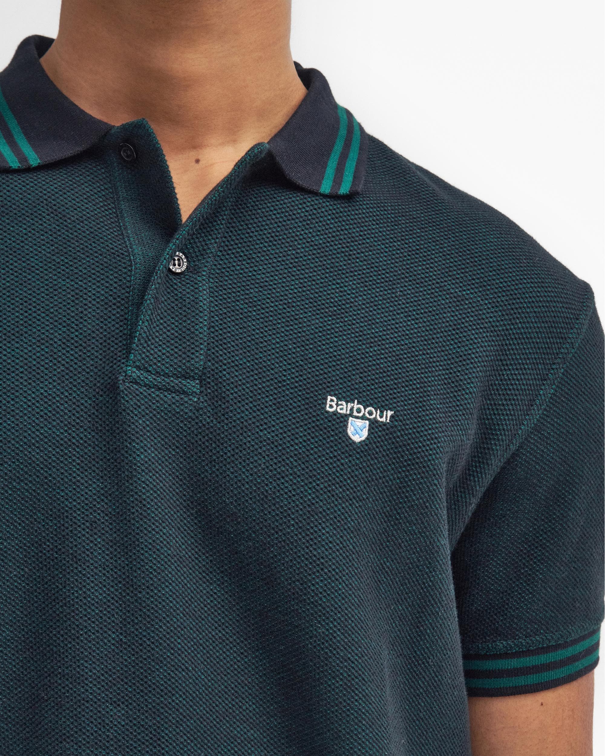 Barbour Haverton Mens Tailored Polo Shirt - Image 5