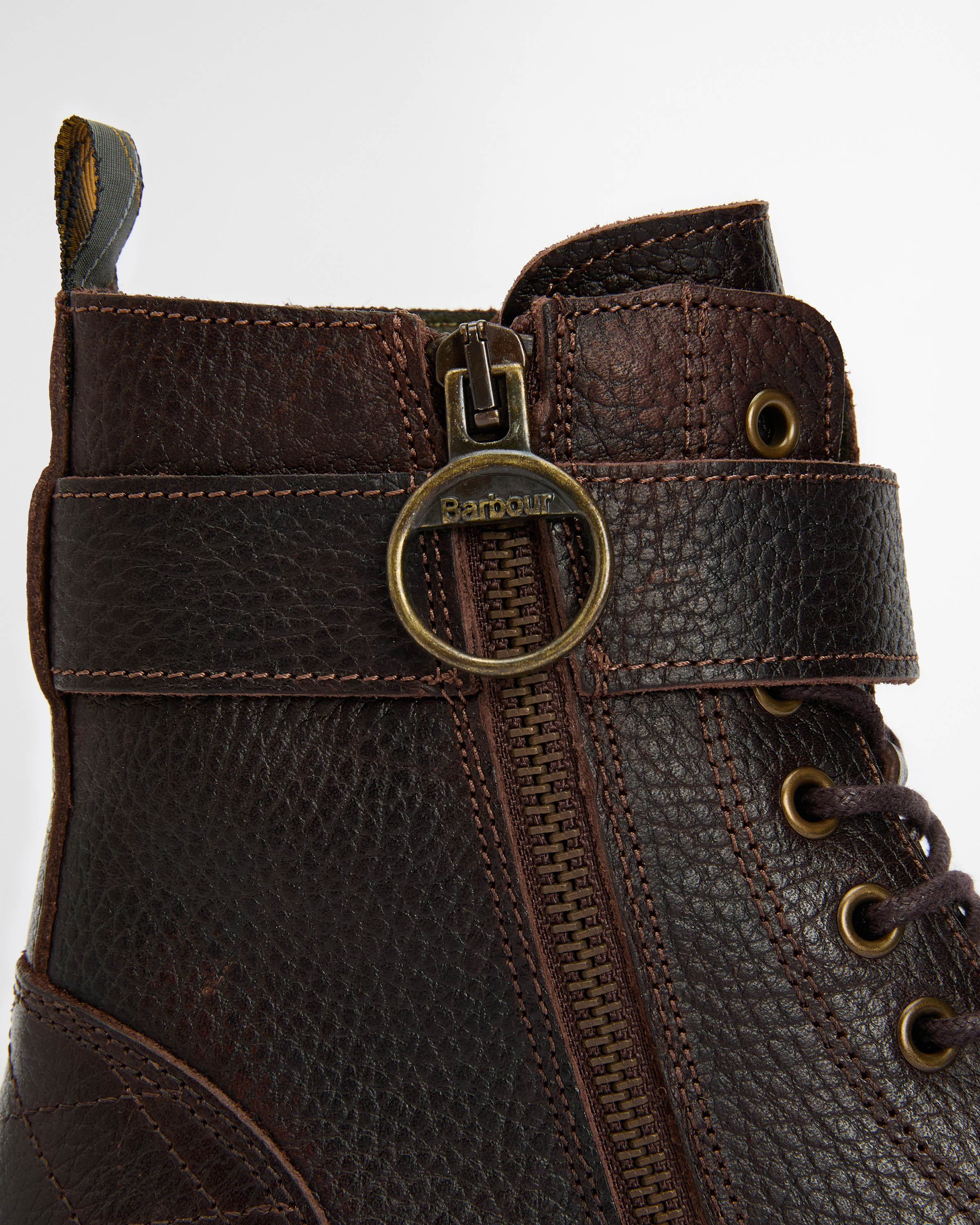 Barbour Heidi Womens Lace Up Boot - Brown - Image 6