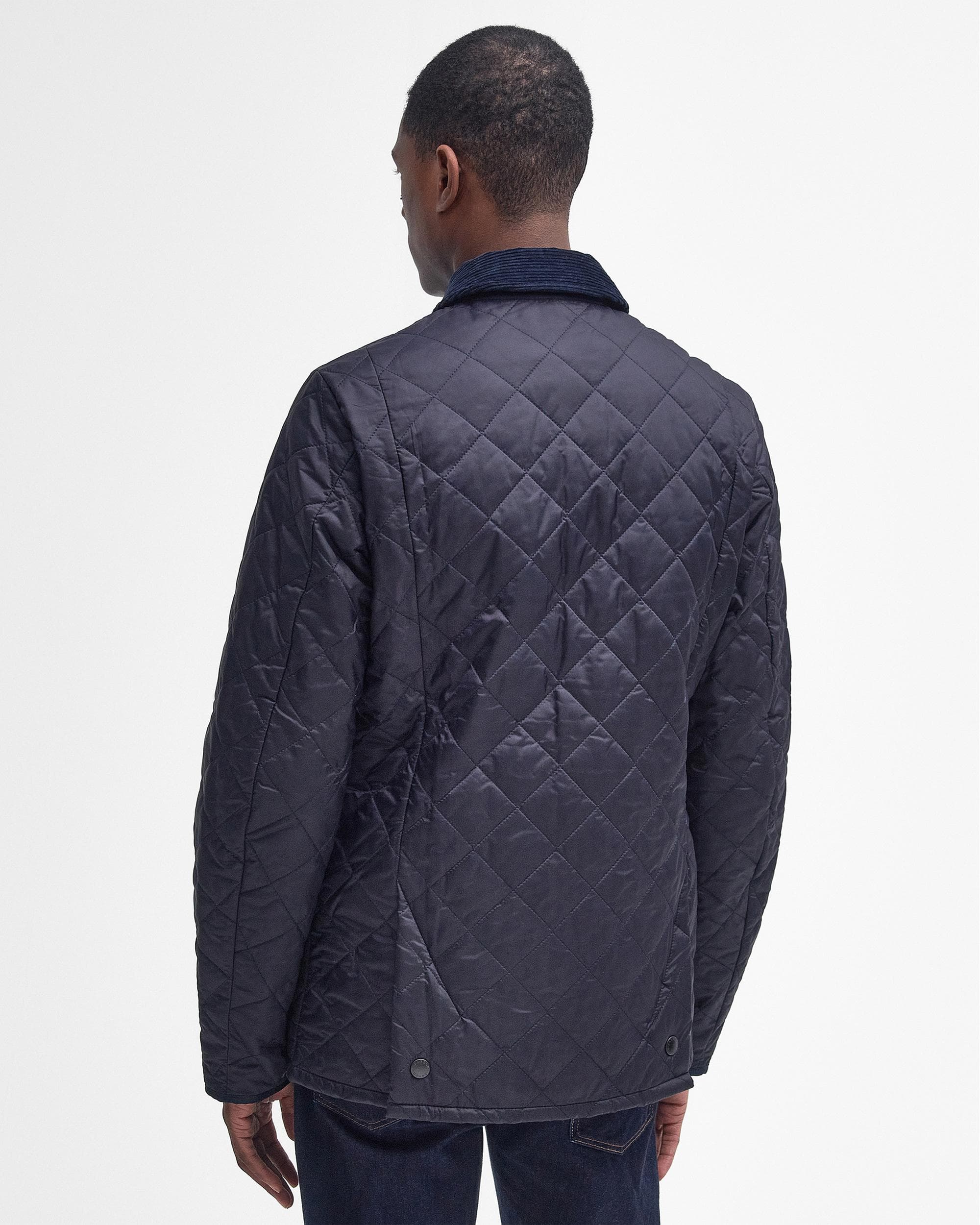 Barbour Heritage Liddesdale Quilted Mens Jacket - Navy - Image 4