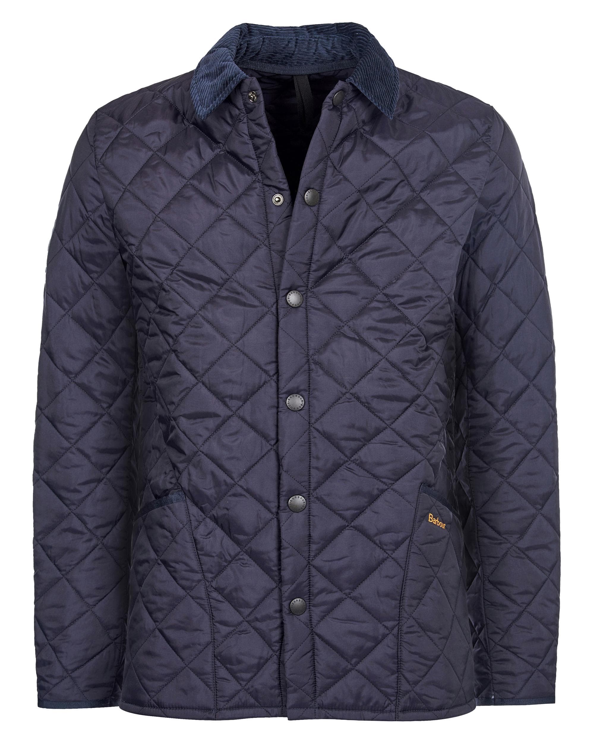 Barbour Heritage Liddesdale Quilted Mens Jacket - Navy - Image 7
