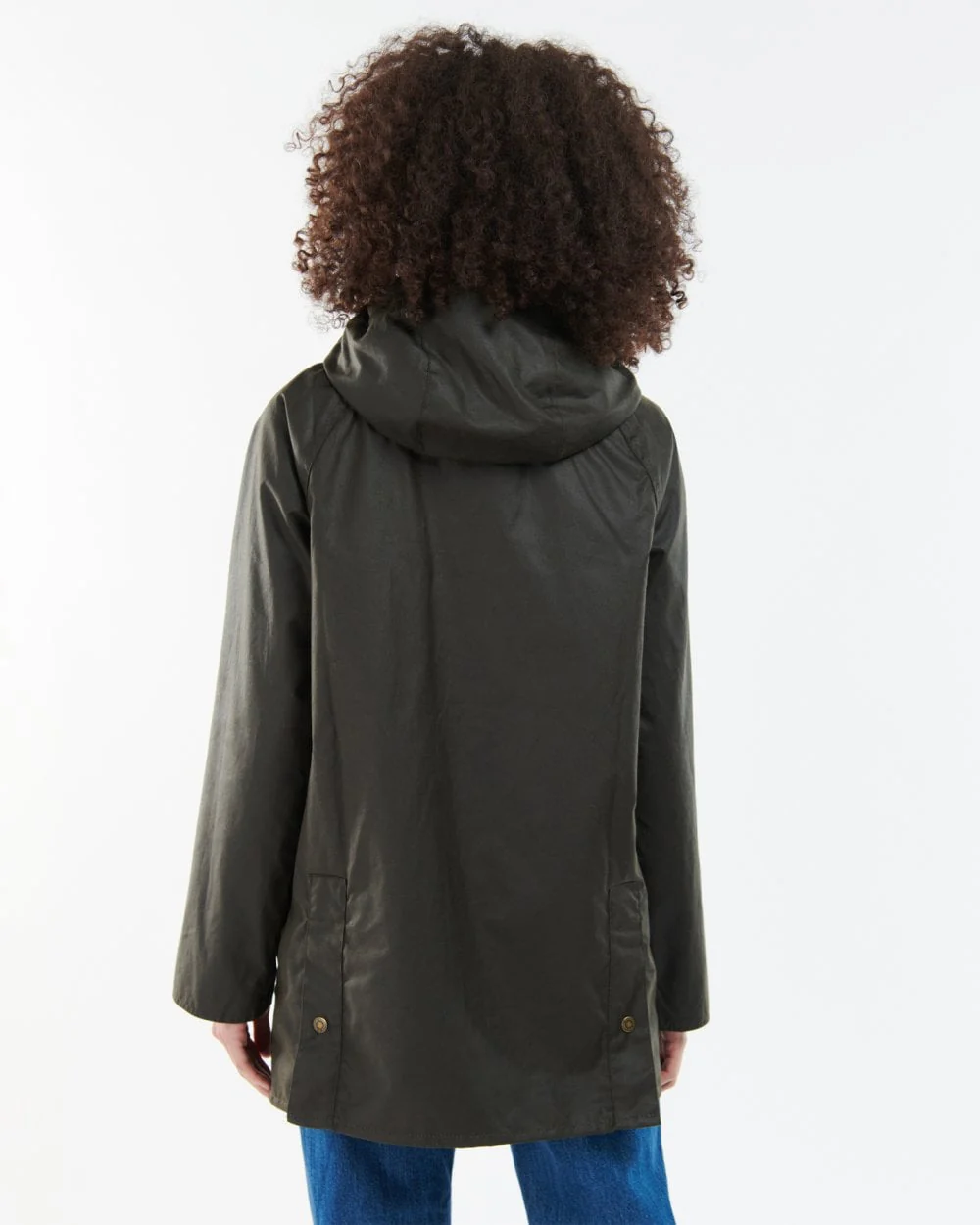 Barbour Highclere Womens Wax Jacket - Olive - Image 5