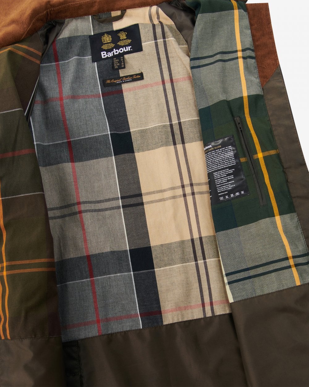 Barbour Highclere Womens Wax Jacket - Olive - Image 7