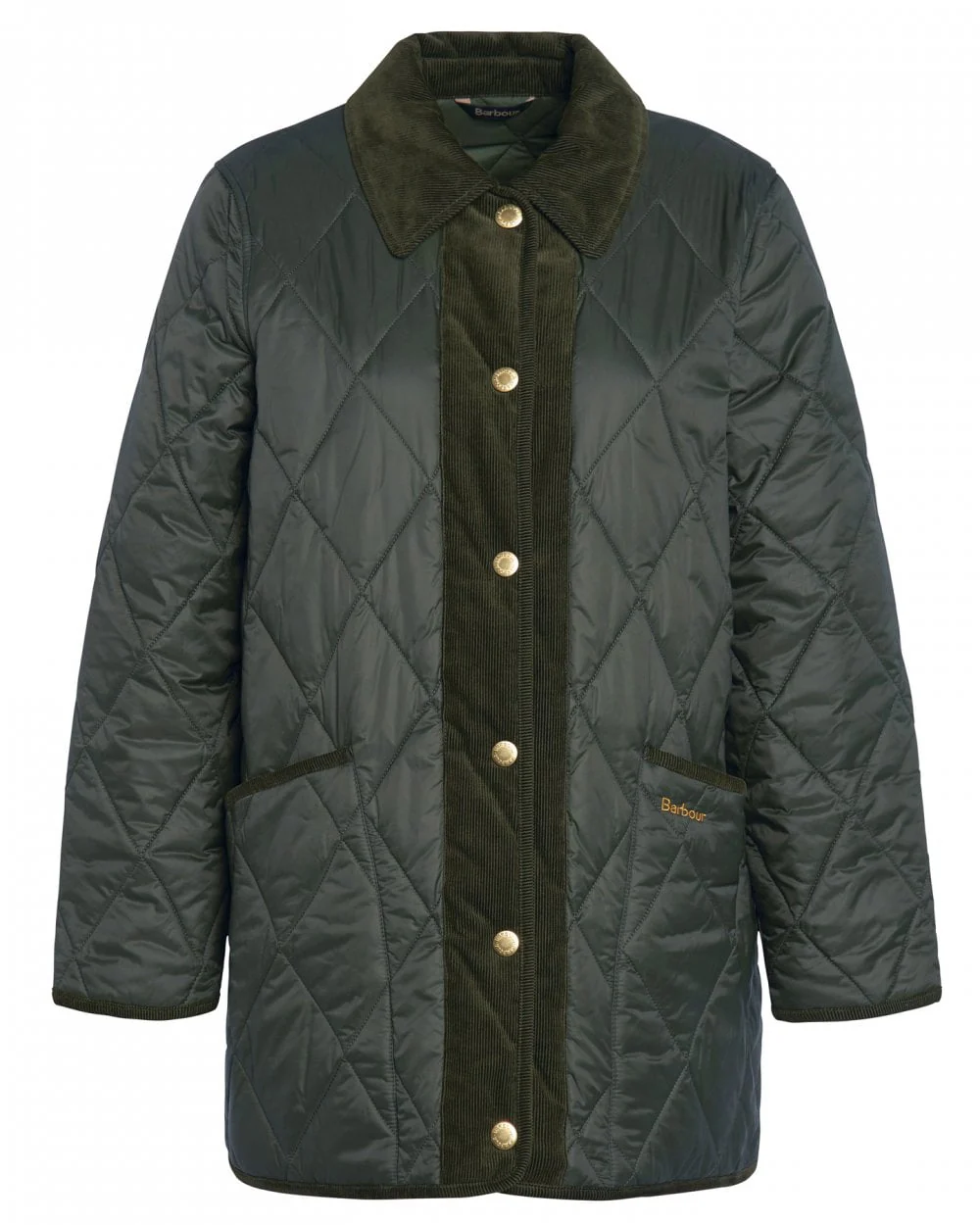 Barbour Highcliffe Womens Oversized Quitled Jacket - Image 2