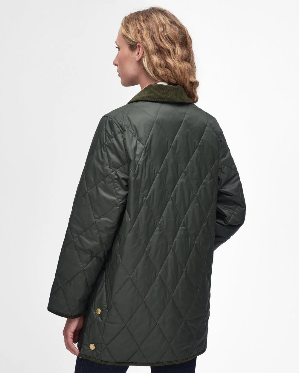 Barbour Highcliffe Womens Oversized Quitled Jacket - Image 4