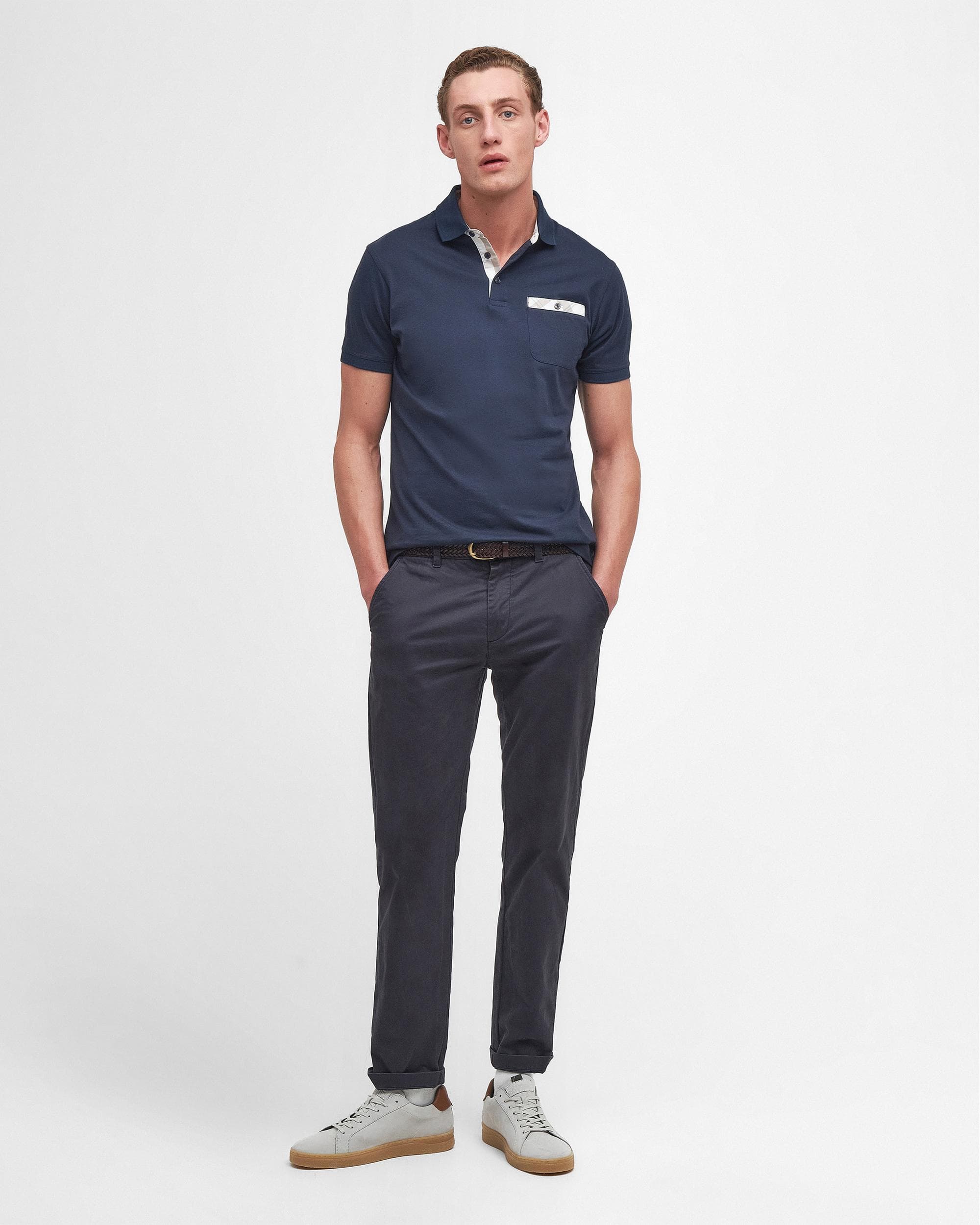 Barbour Hirstly Mens Tailored Polo Shirt - Image 3