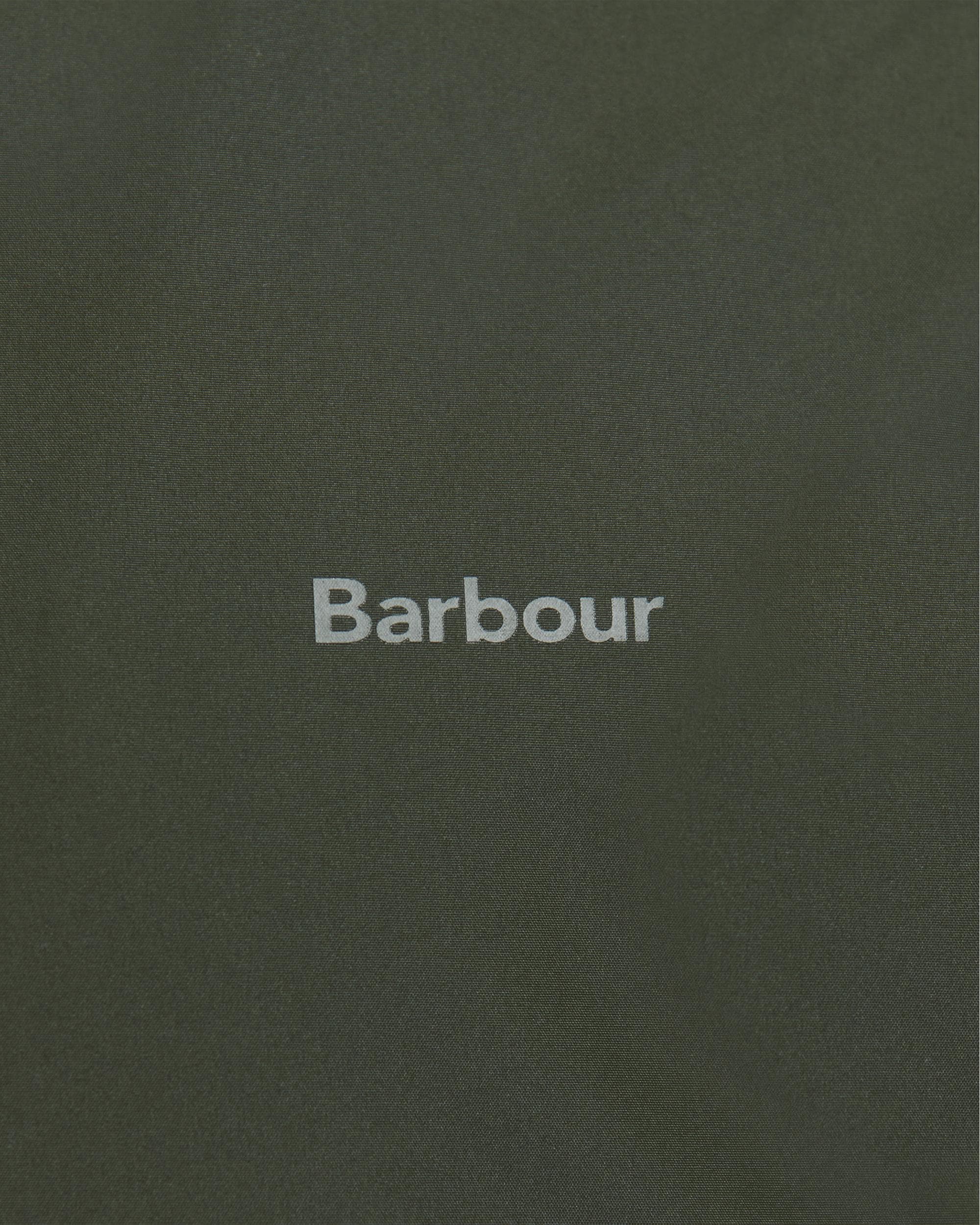 Barbour Hooded Domus Mens Waterproof Jacket - Sage/Classic - Image 8