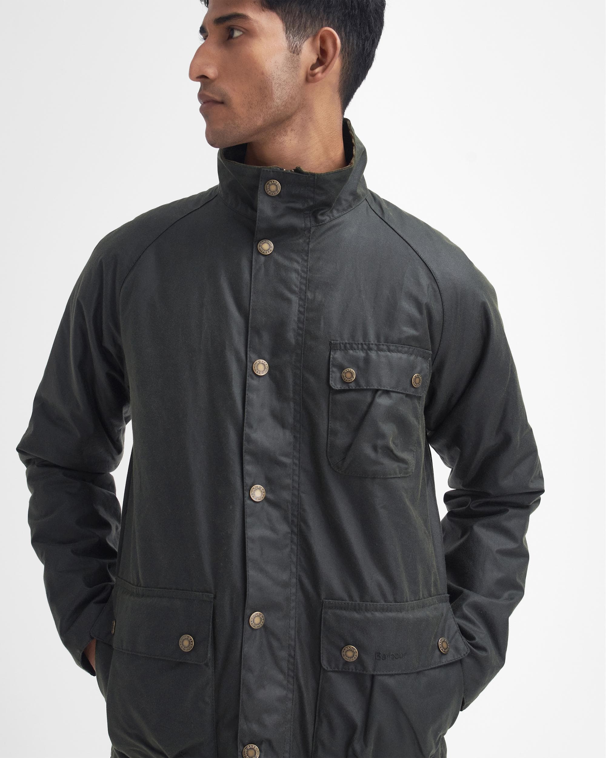 Barbour Hornsea Mens Wax Jacket - Image 3
