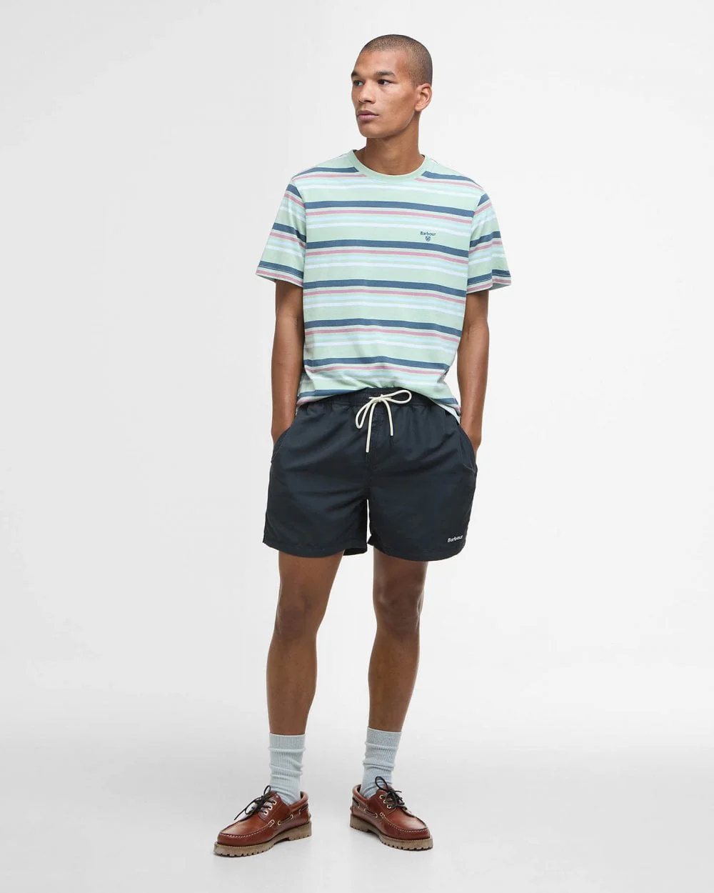 Barbour Houstead Mens T-Shirt - Pale Apple - Image 2