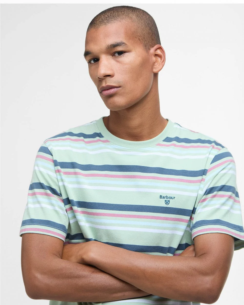 Barbour Houstead Mens T-Shirt - Pale Apple - Image 3
