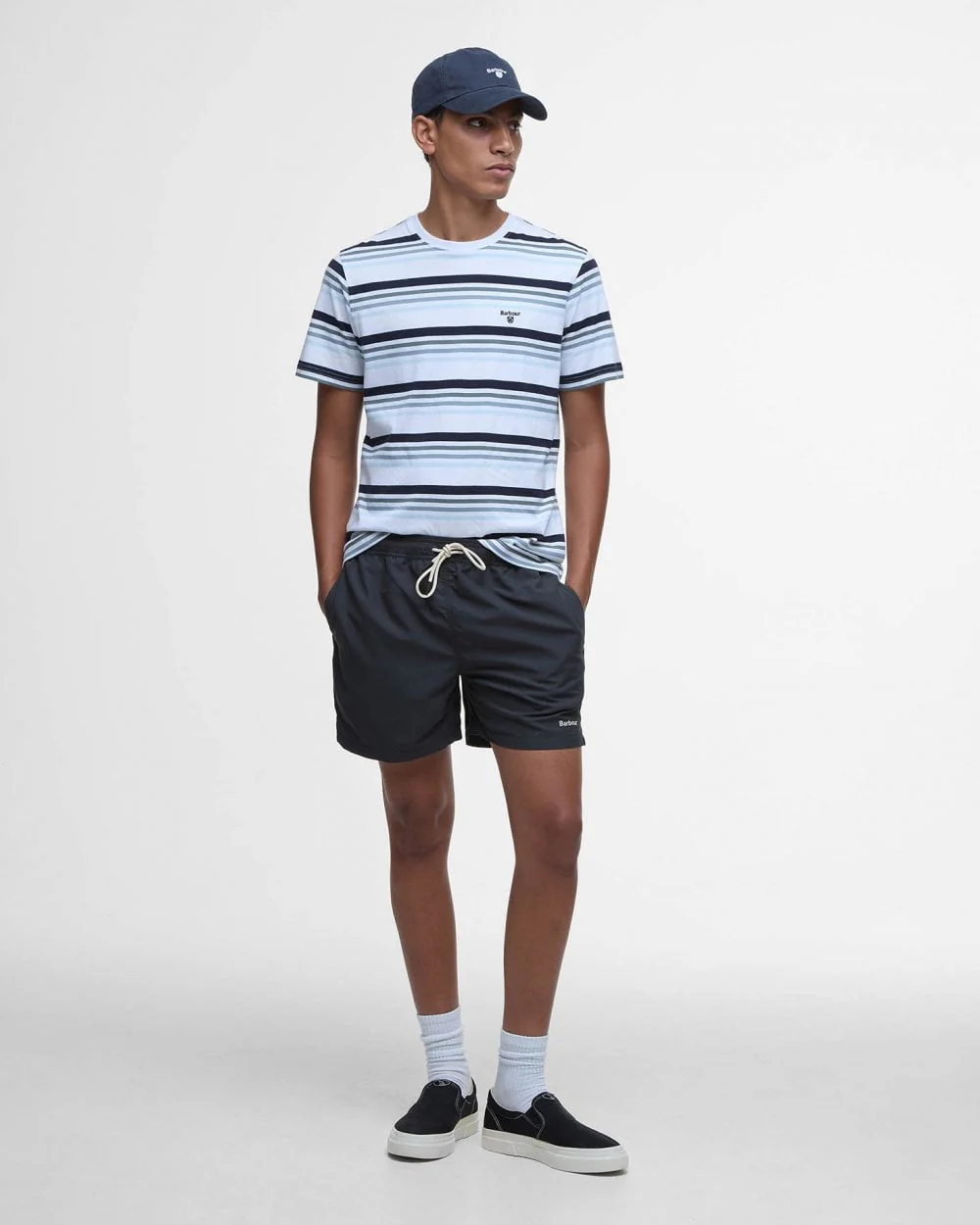 Barbour Houstead Mens T-Shirt - White - Image 2