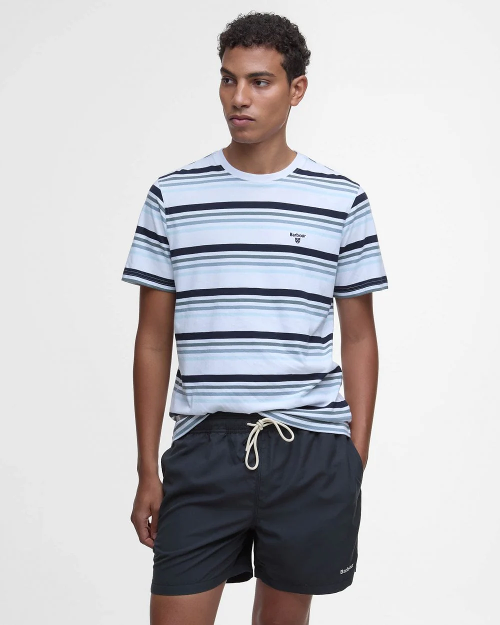 Barbour Houstead Mens T-Shirt - White - Image 3