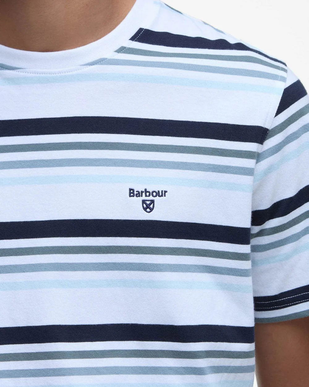 Barbour Houstead Mens T-Shirt - White - Image 5