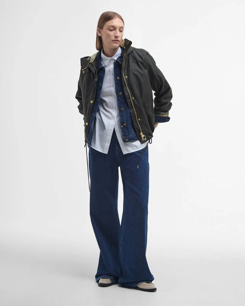Barbour Inez Womens Wax Jacket - Image 2
