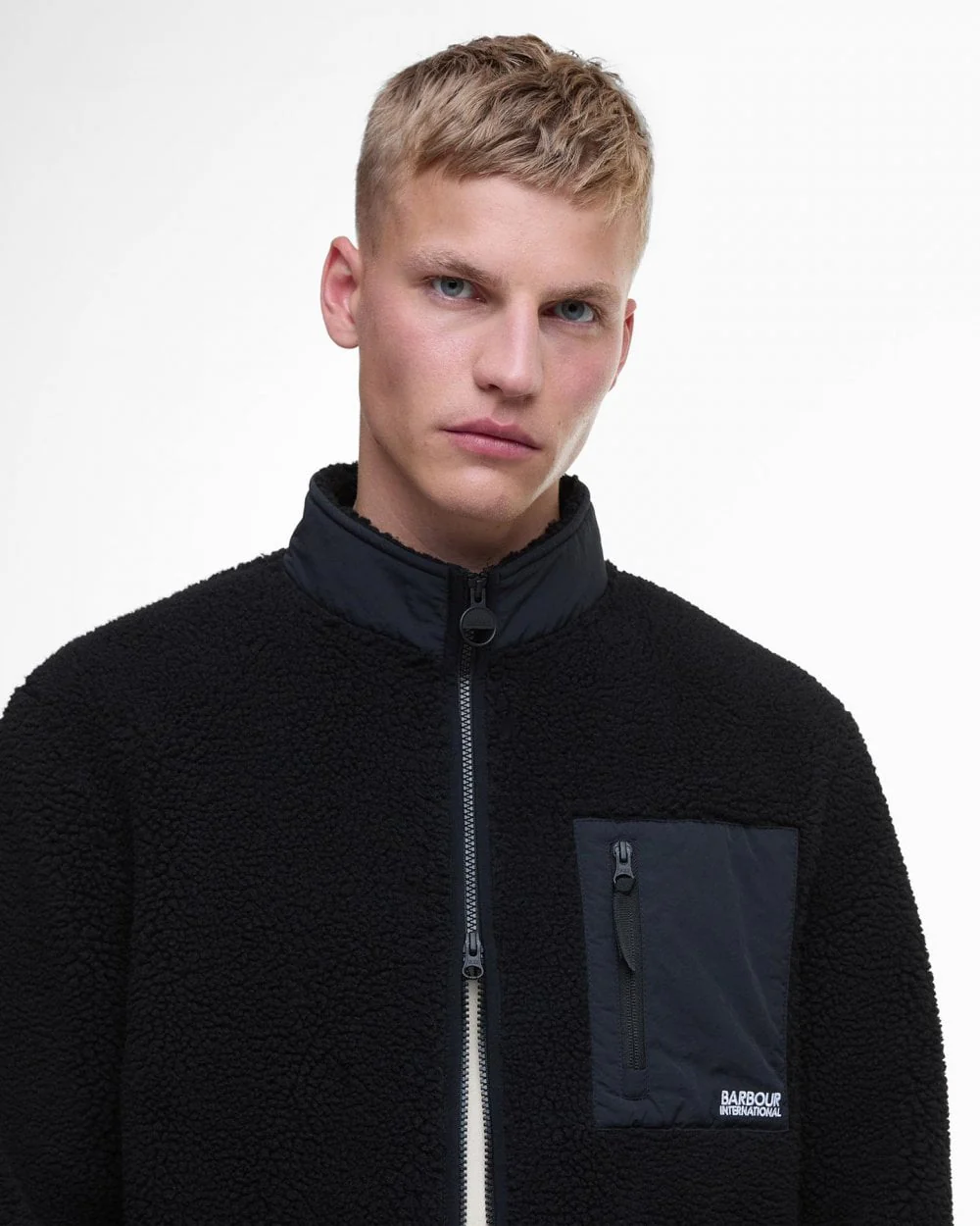 Barbour International Adams Mens Oversized Fleece - Image 3