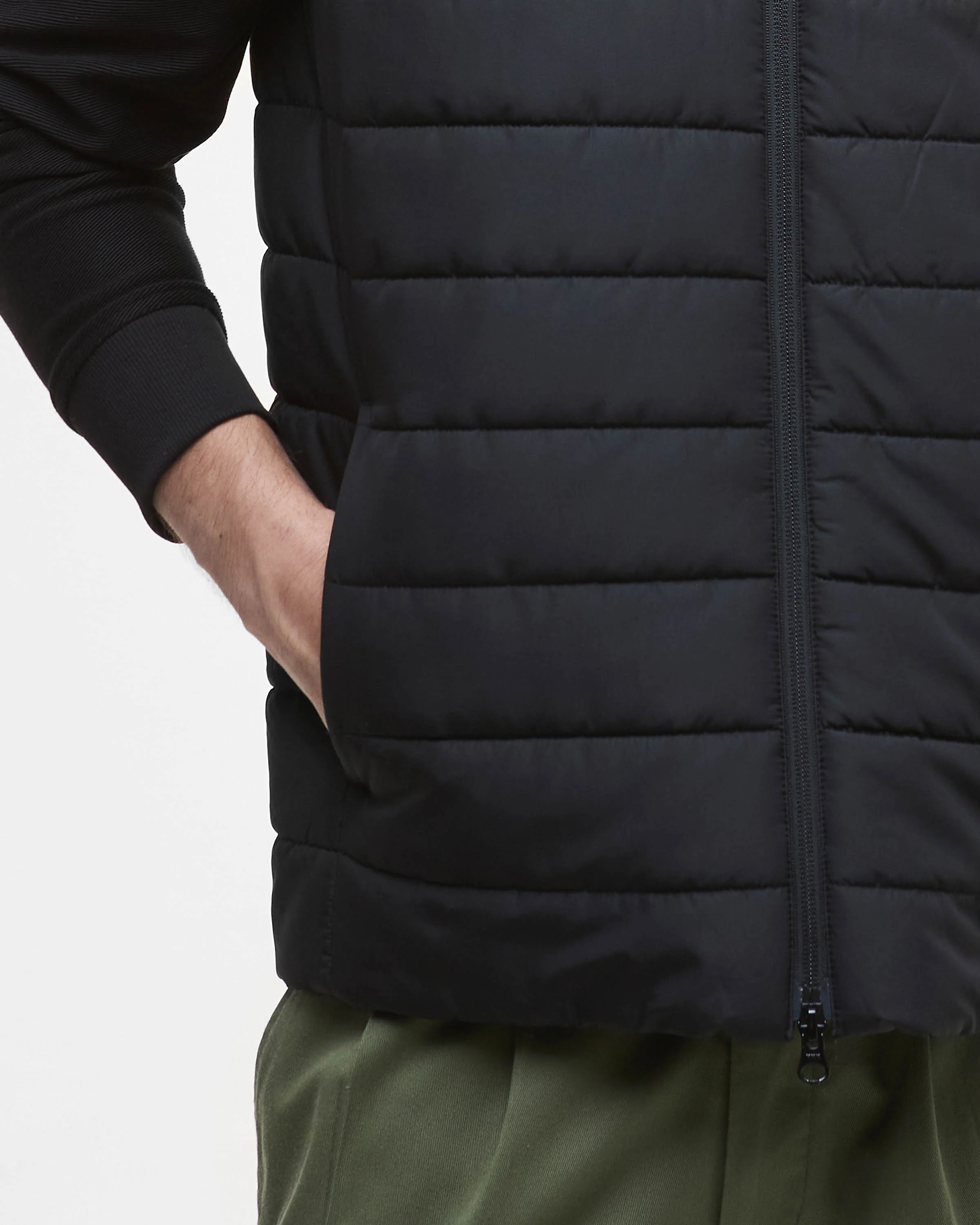 Barbour International Aldon Mens Quilted Gilet - Black - Image 5