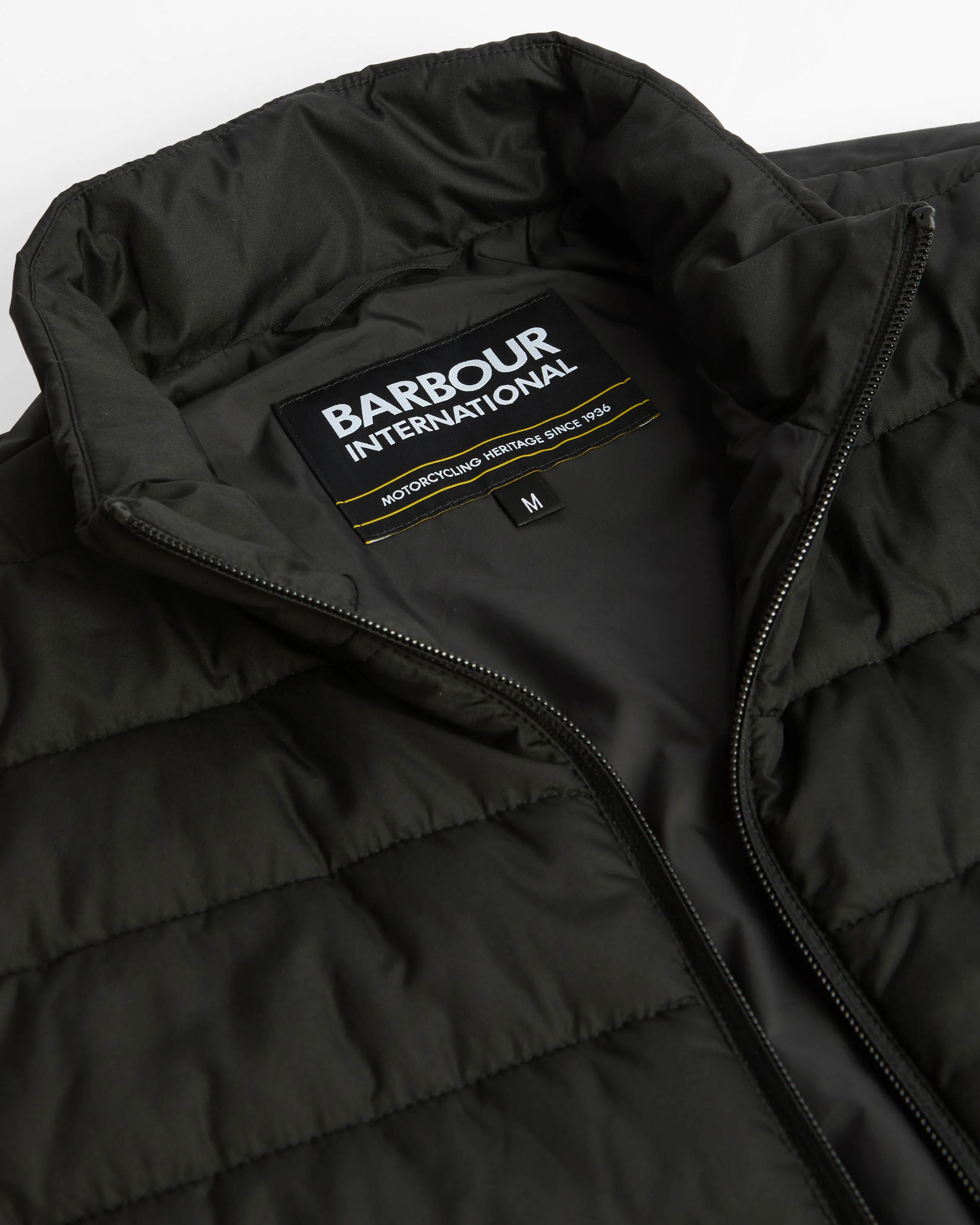 Barbour International Aldon Mens Quilted Gilet - Black - Image 6