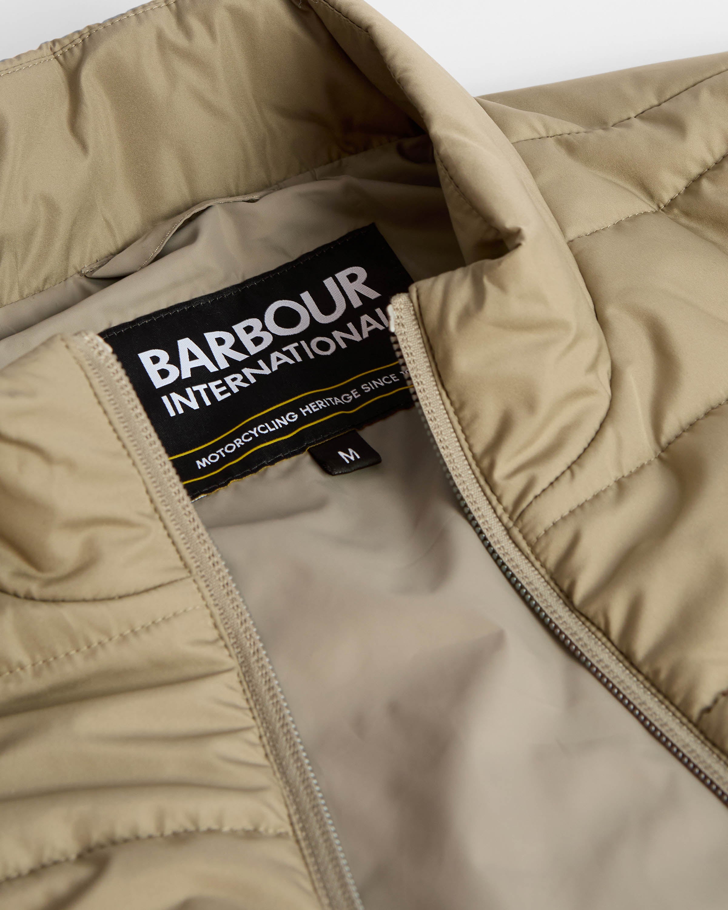 Barbour International Aldon Mens Quilted Gilet - Brindle - Image 2