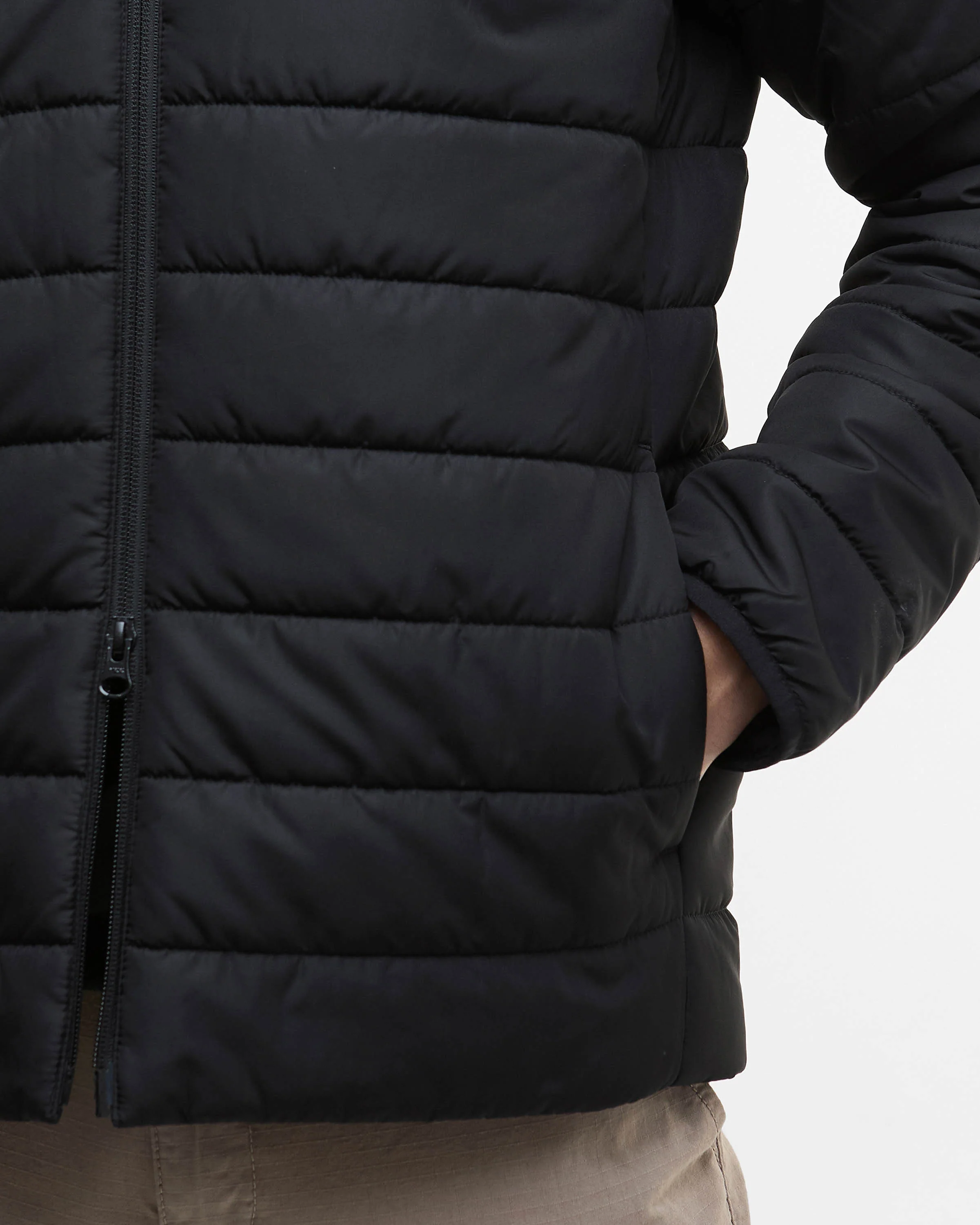 Barbour International Aldon Mens Quilted Jacket - Black - Image 5