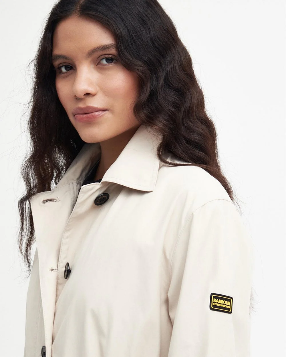 Barbour International Aldrin Womens Long Showerproof - Image 2