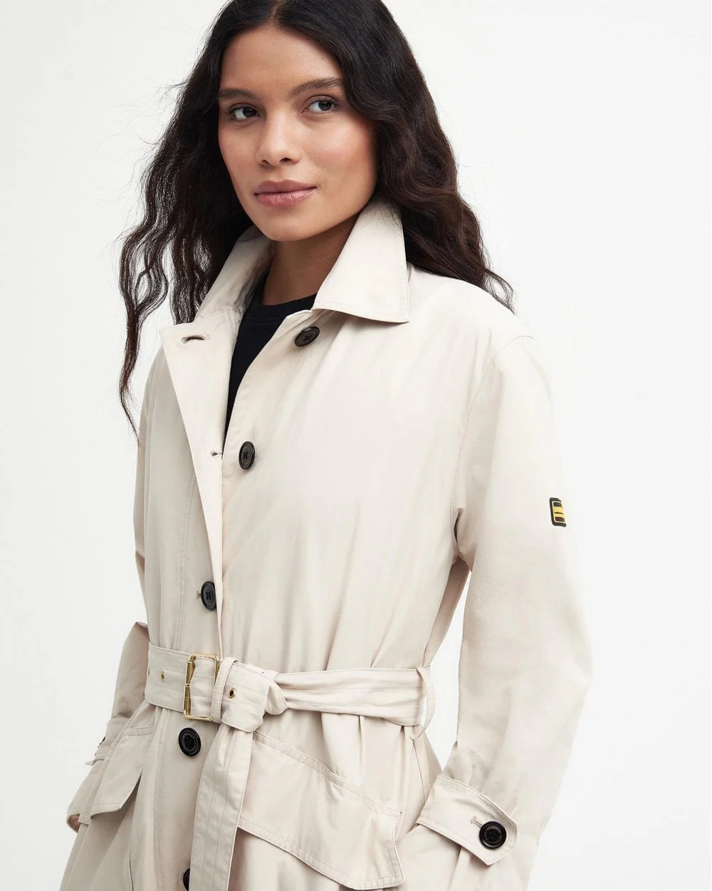 Barbour International Aldrin Womens Long Showerproof - Image 3