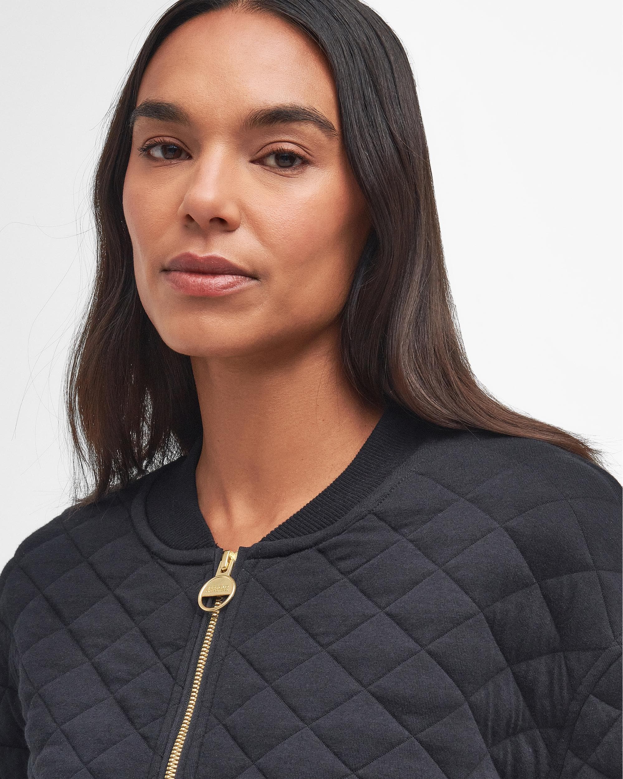 Barbour International Alicia Womens Quilted Bomber Jacket - Image 2