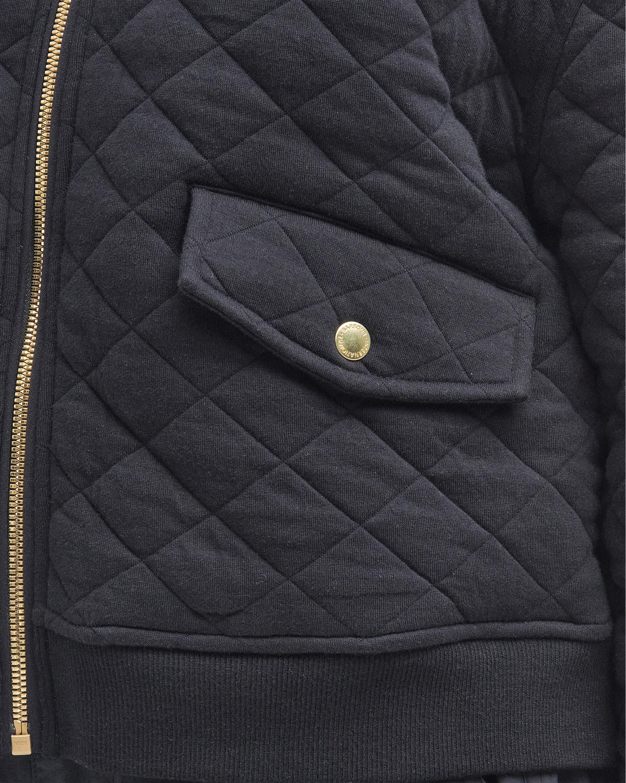 Barbour International Alicia Womens Quilted Bomber Jacket - Image 3